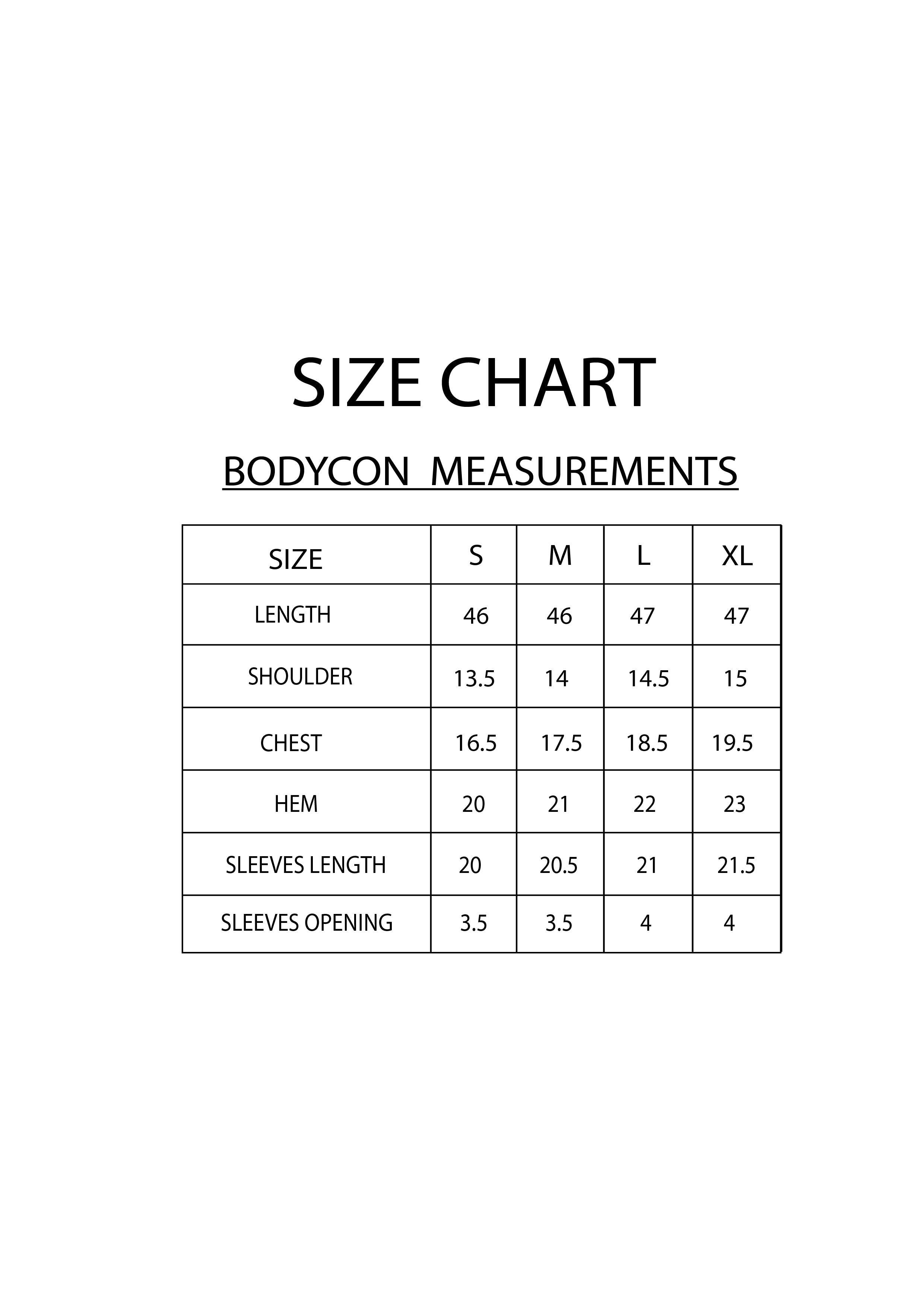 Basic Rib Bodycon - Black