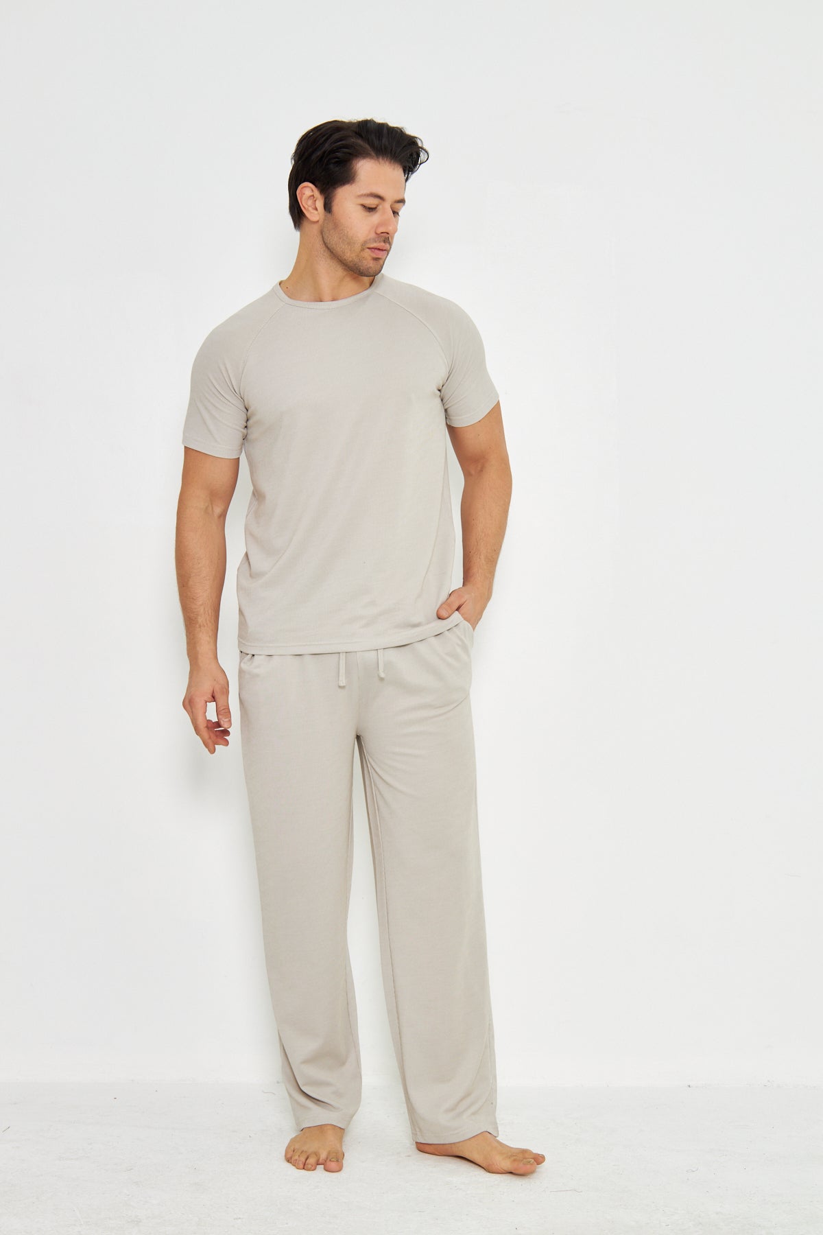 Men's Nightwear Set - Cloud Grey