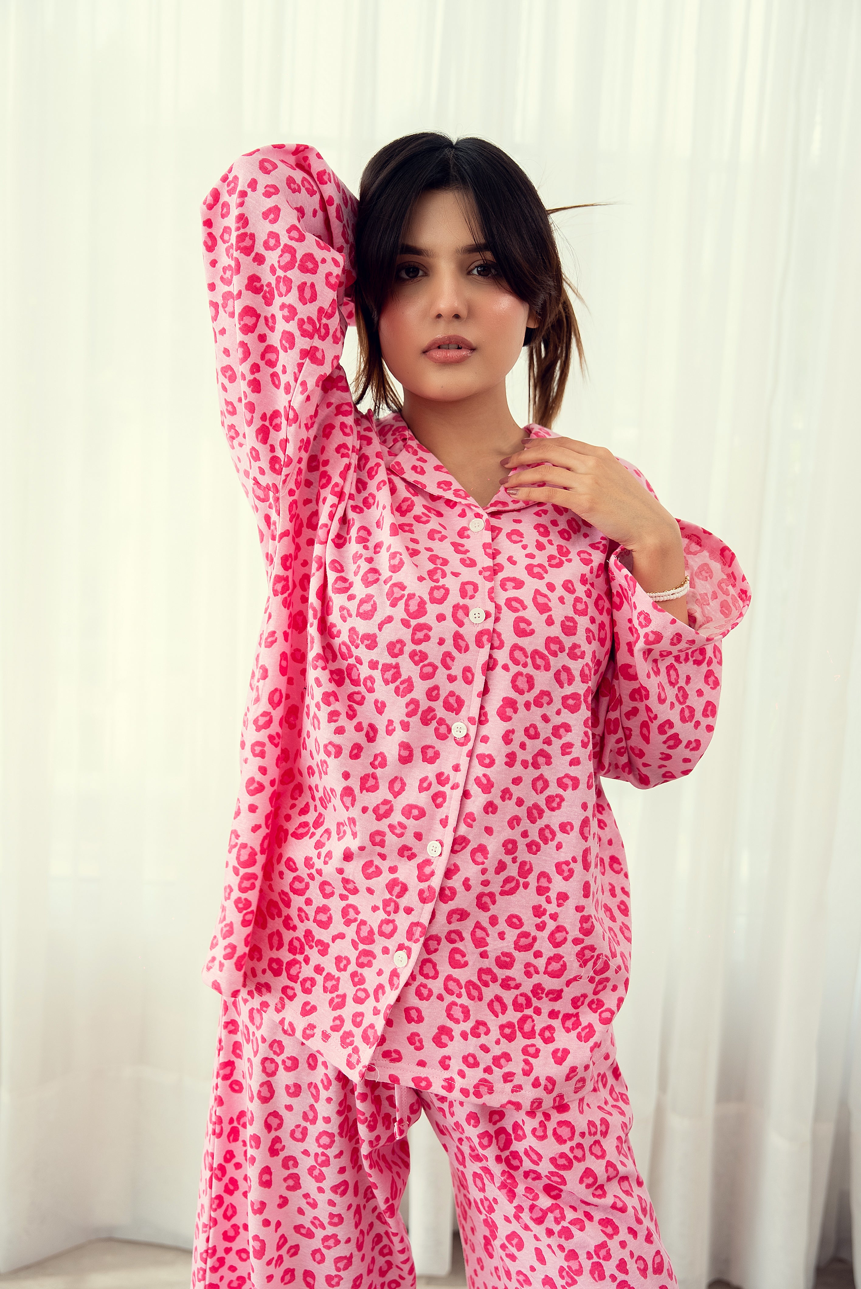 . Blush Safari PJ Set