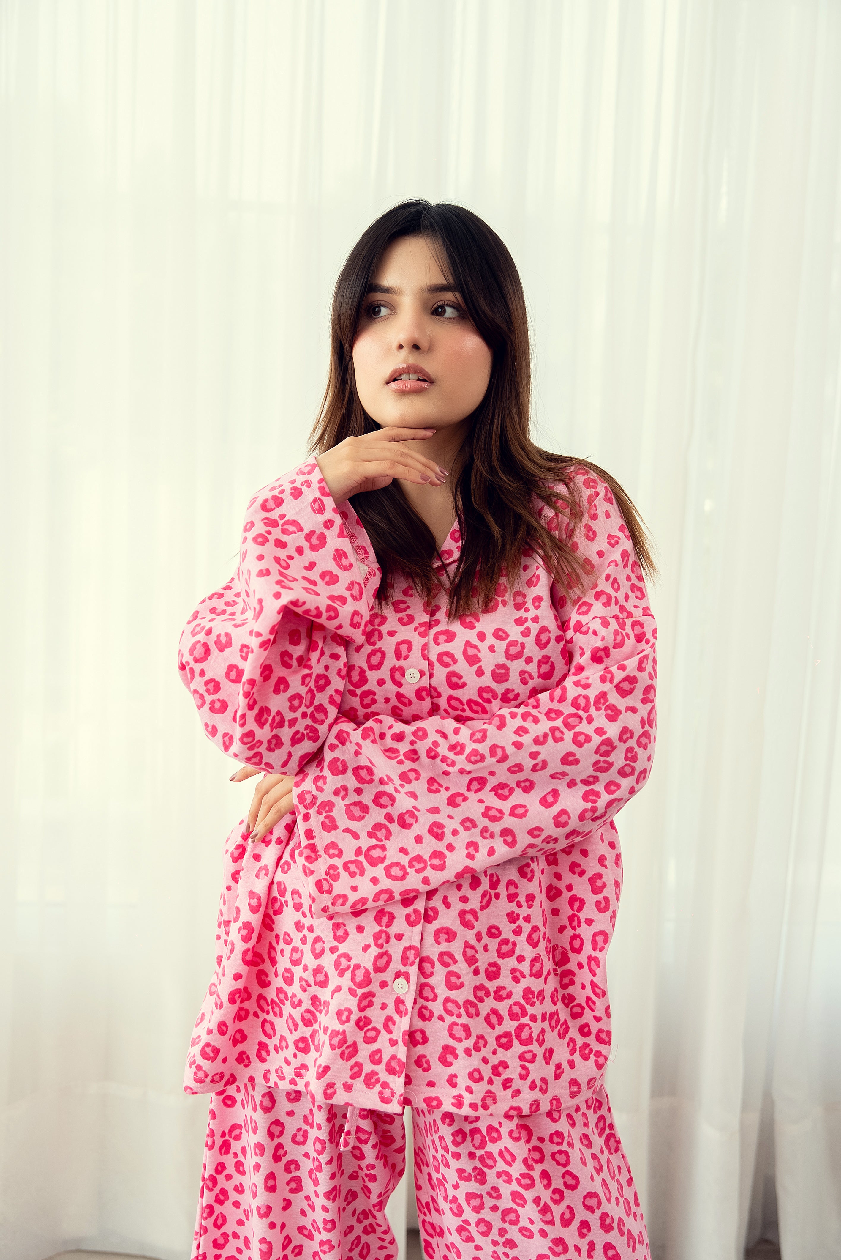 . Blush Safari PJ Set