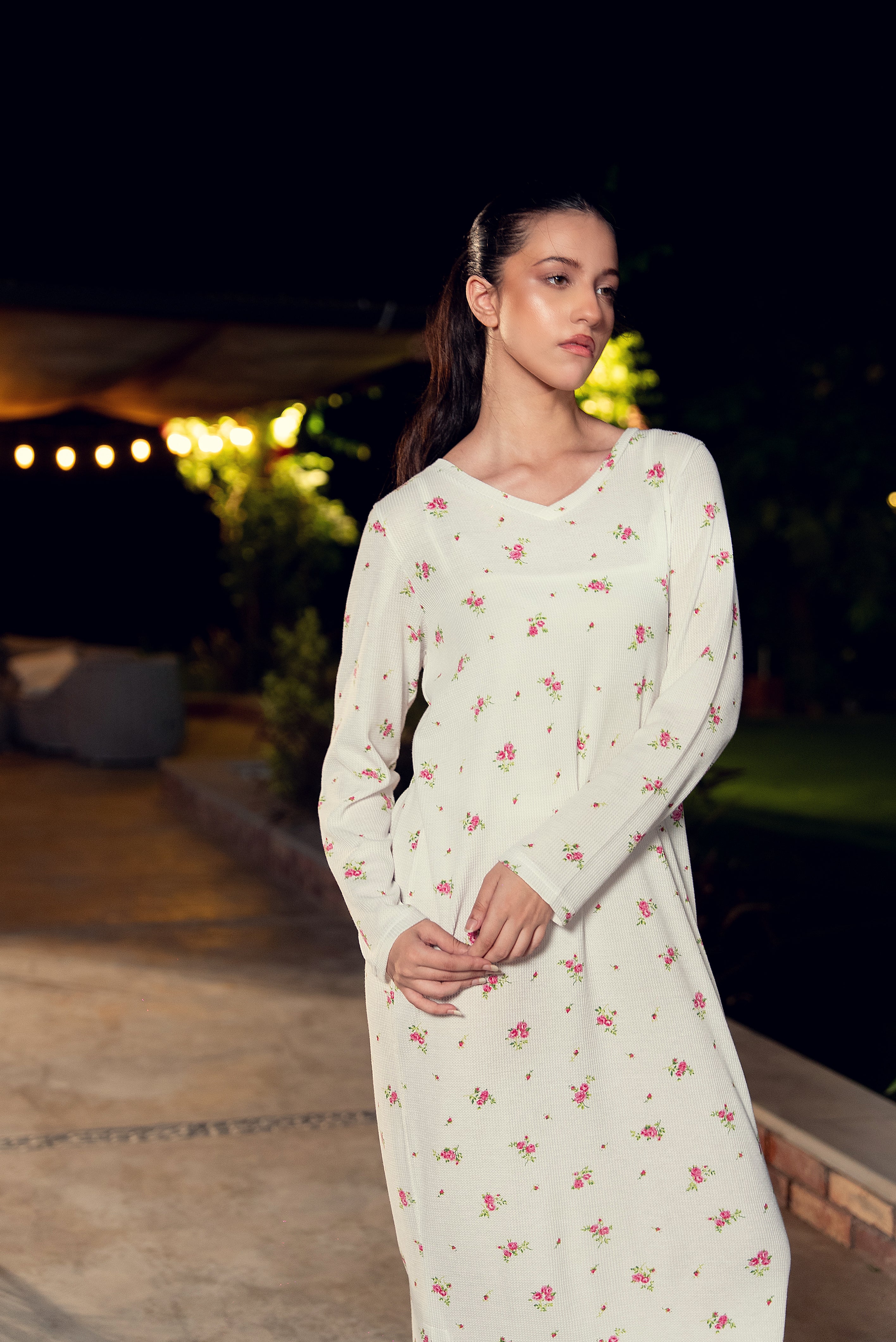Blush Bloom Thermal Nightdress