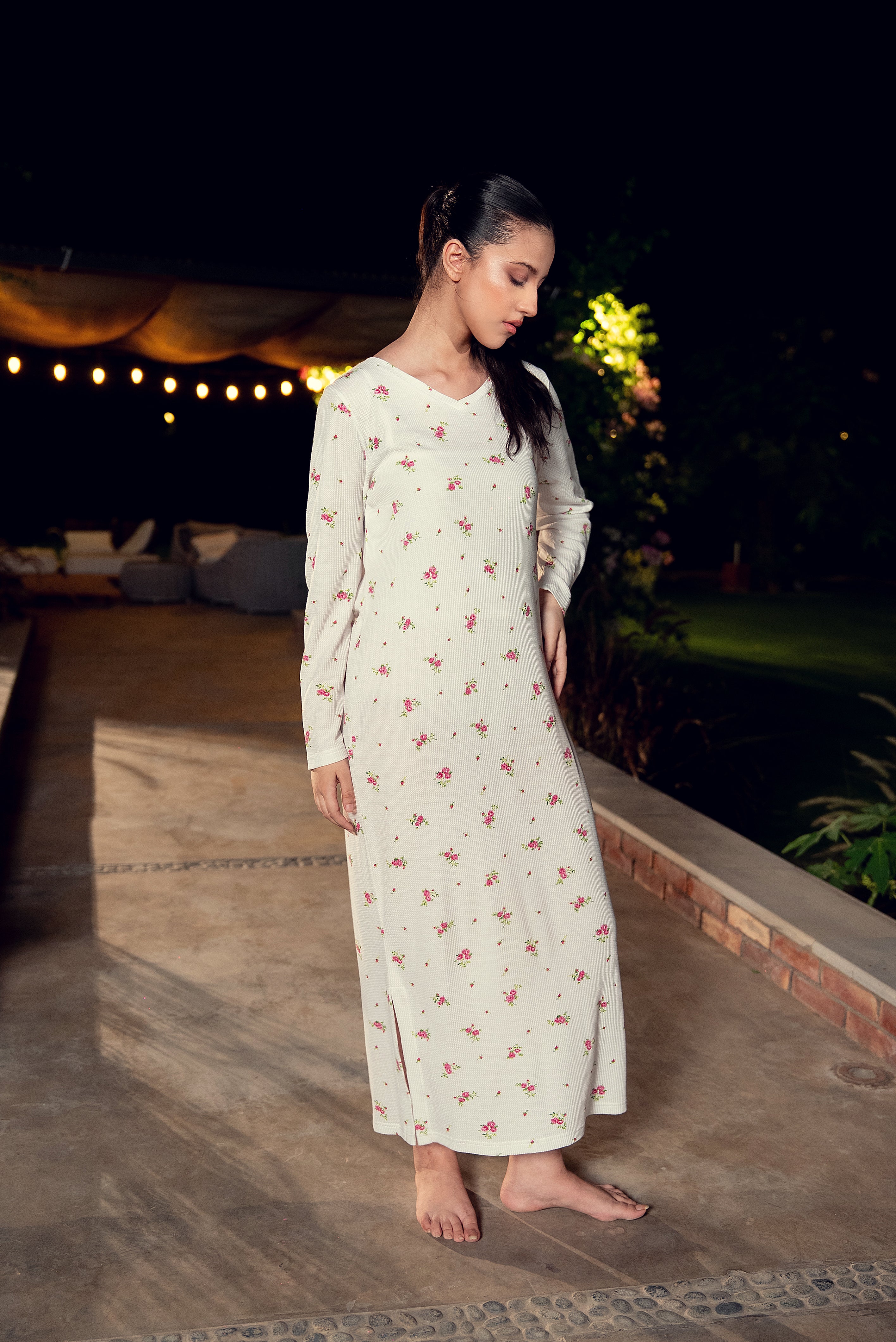Blush Bloom Thermal Nightdress