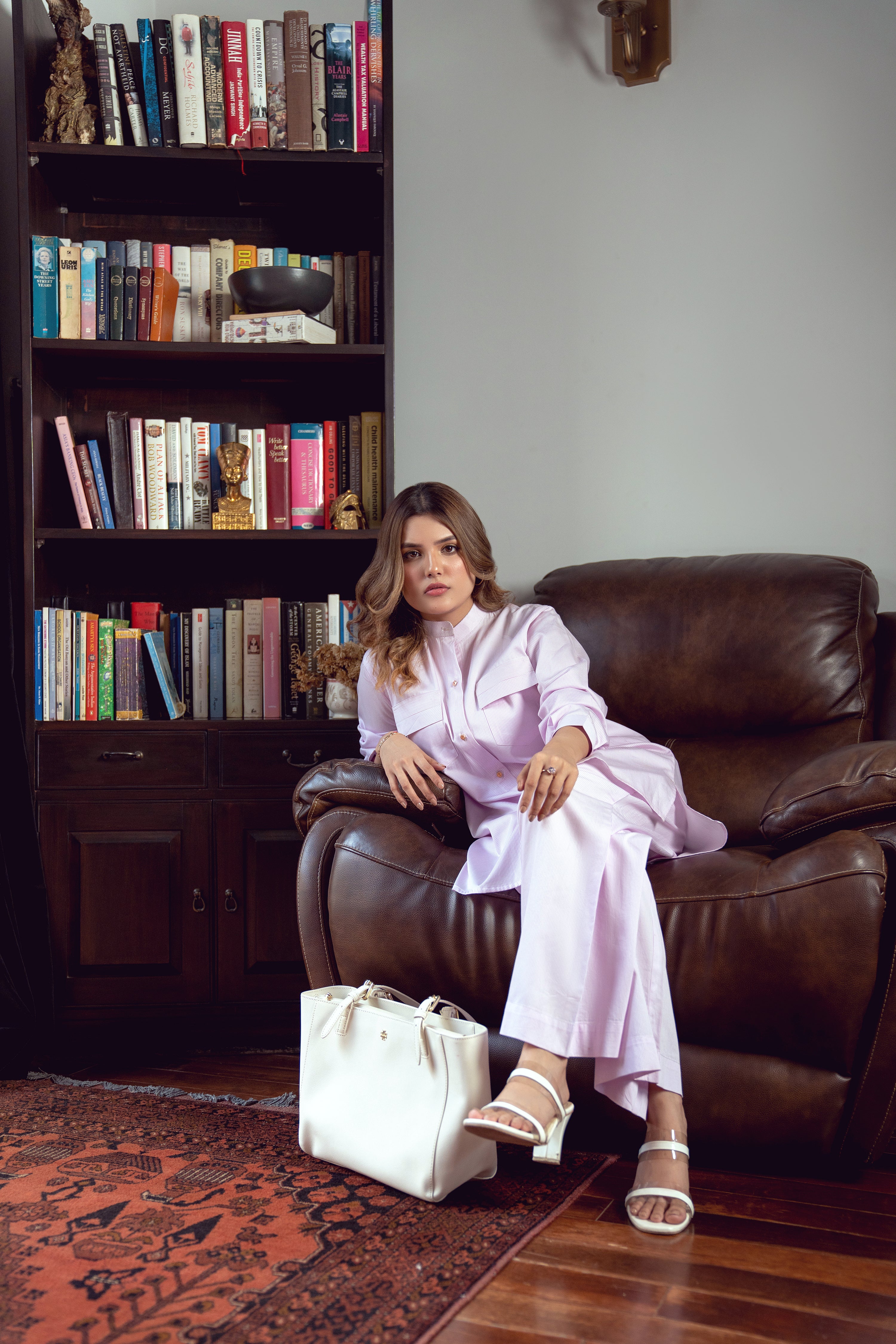 Striped Co-Ord Set - Purple