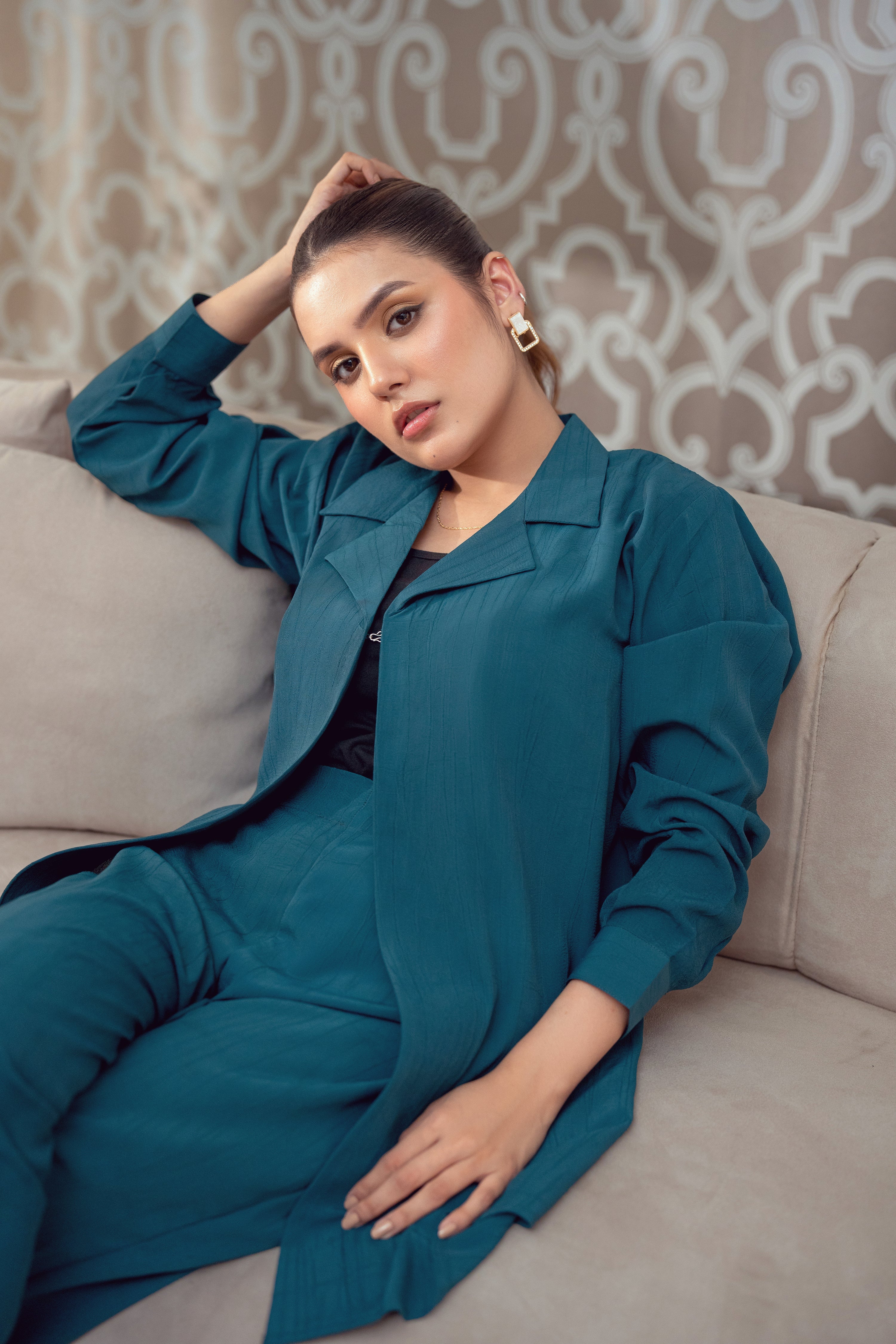 Coord Set-Crushed-Teal