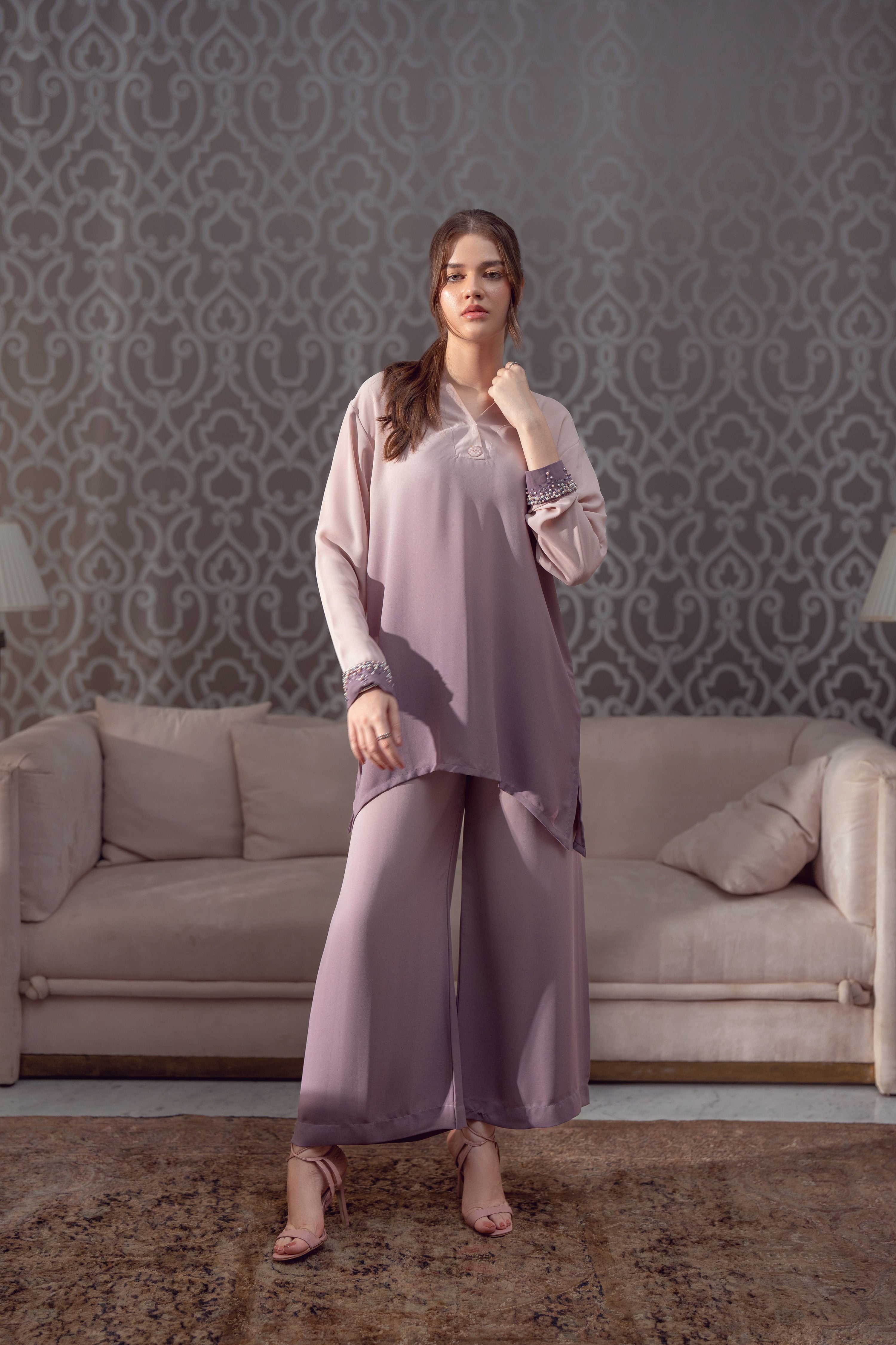 Coord Set - Purple Ombré