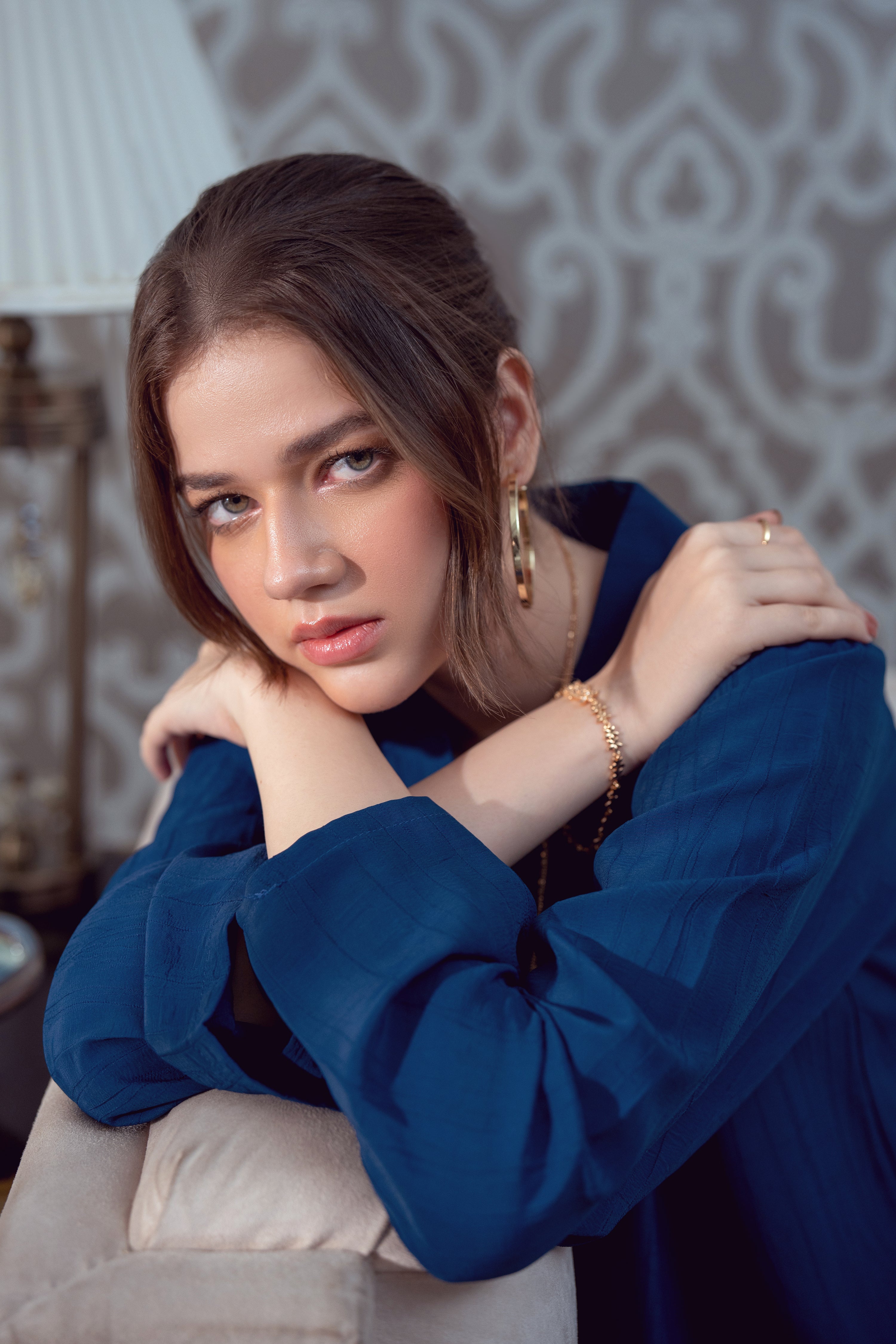 Coord Set - Crushed Evening Blue