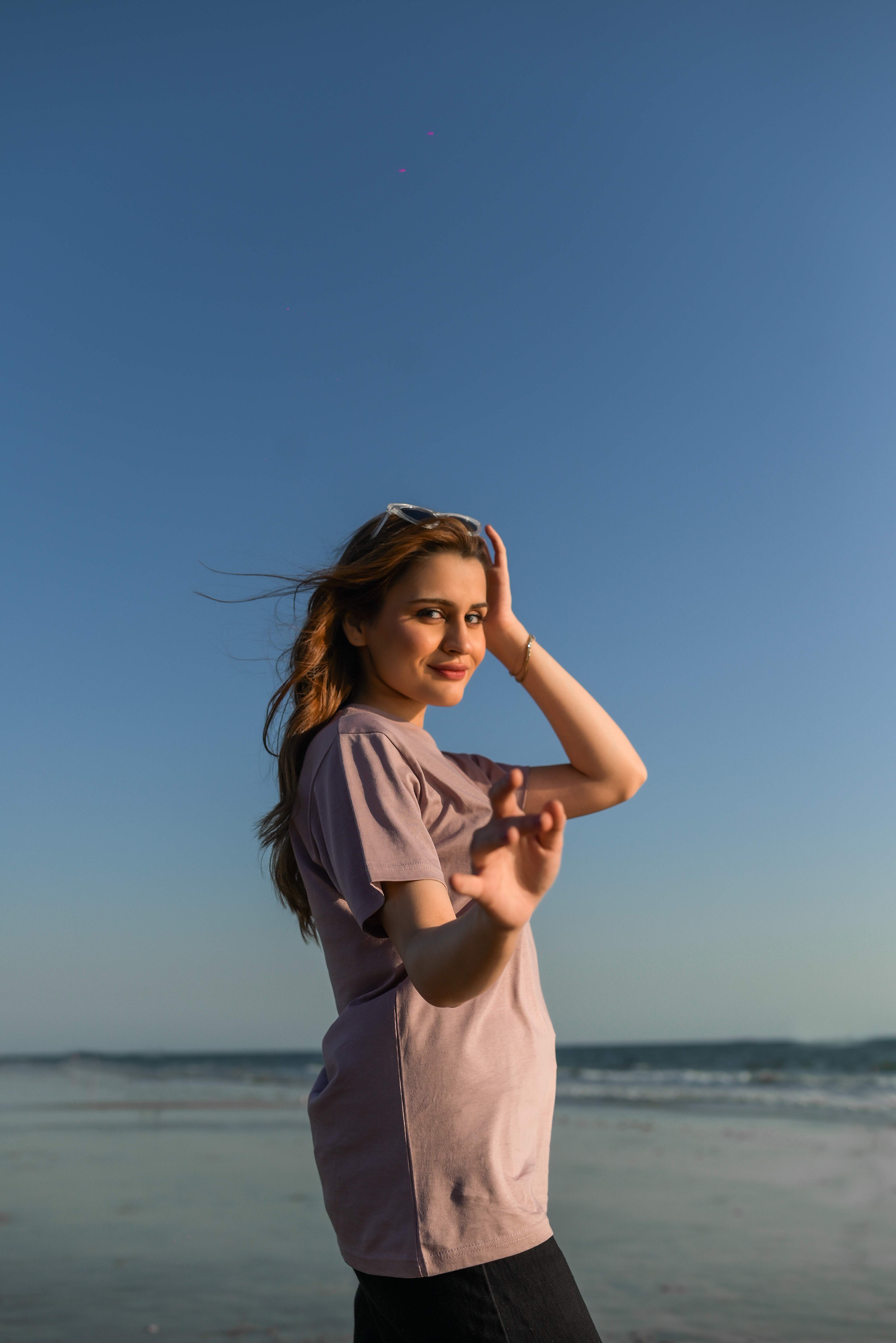 Blue / Mauve Unisex Graphic Tee
