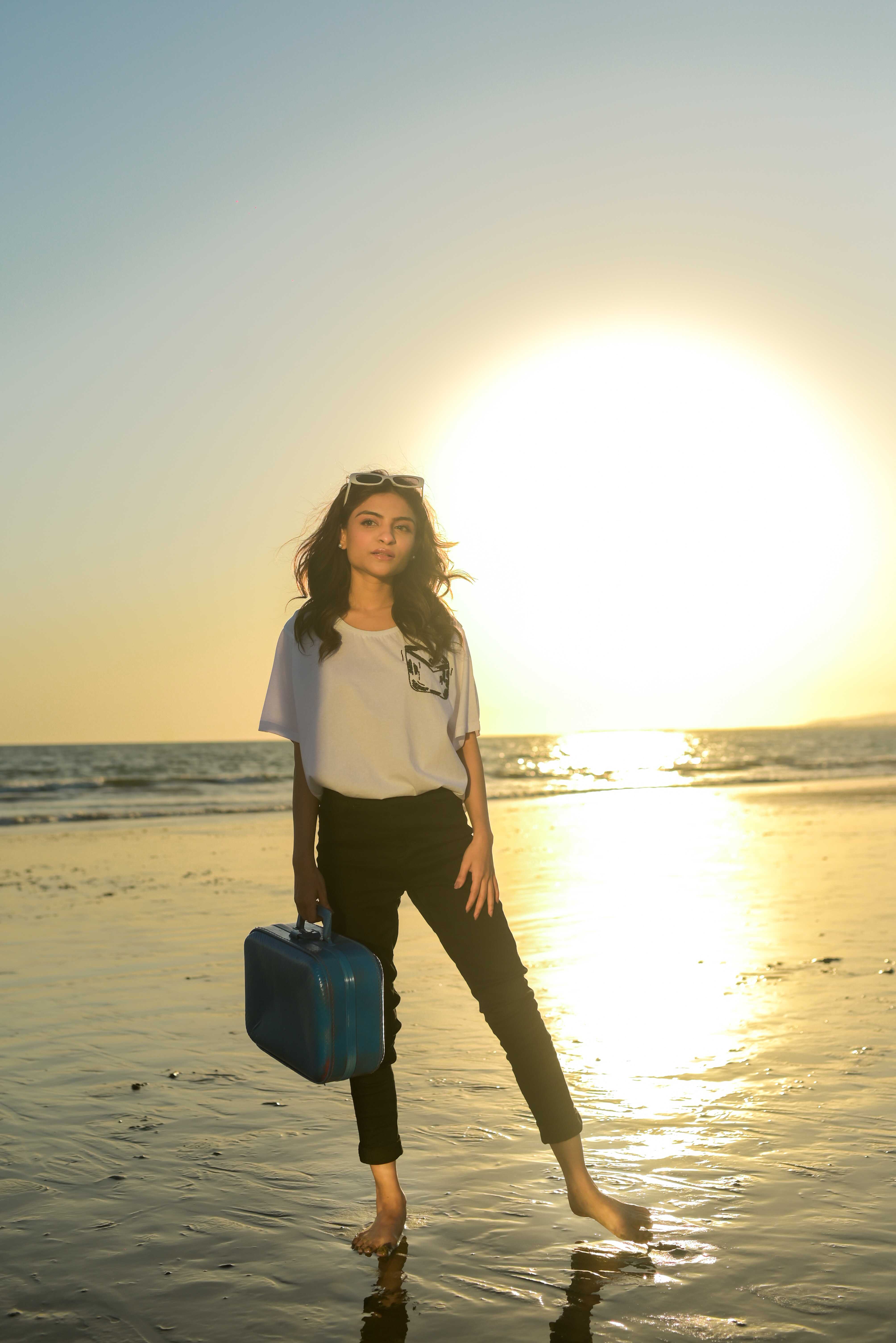 Hand embroidered T- Shirt