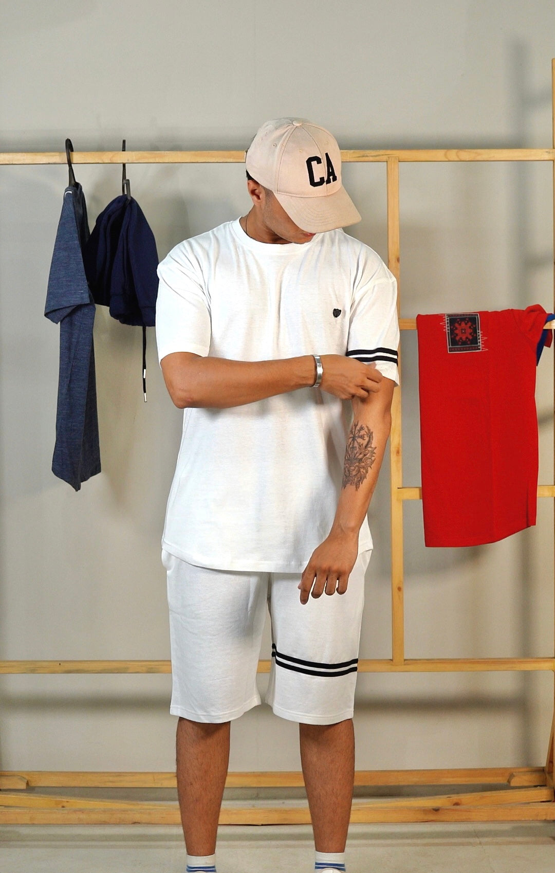 Men's Cord Set - Striped