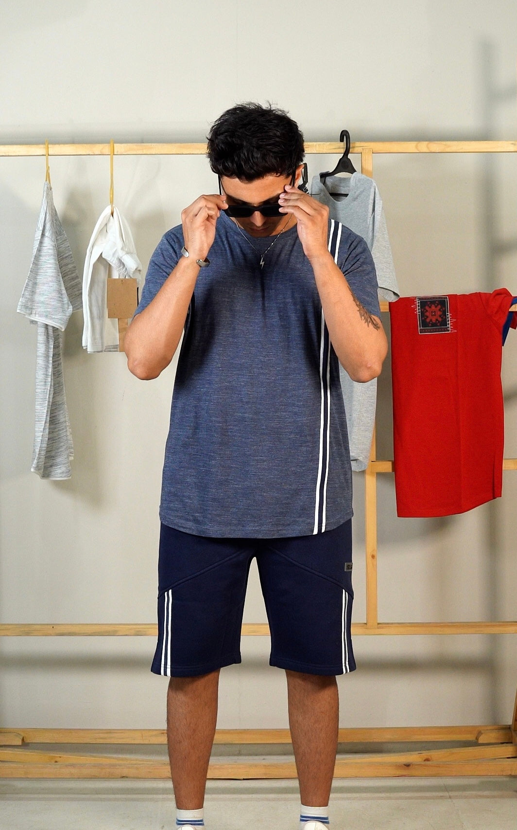 Men's Cord Set - Striped