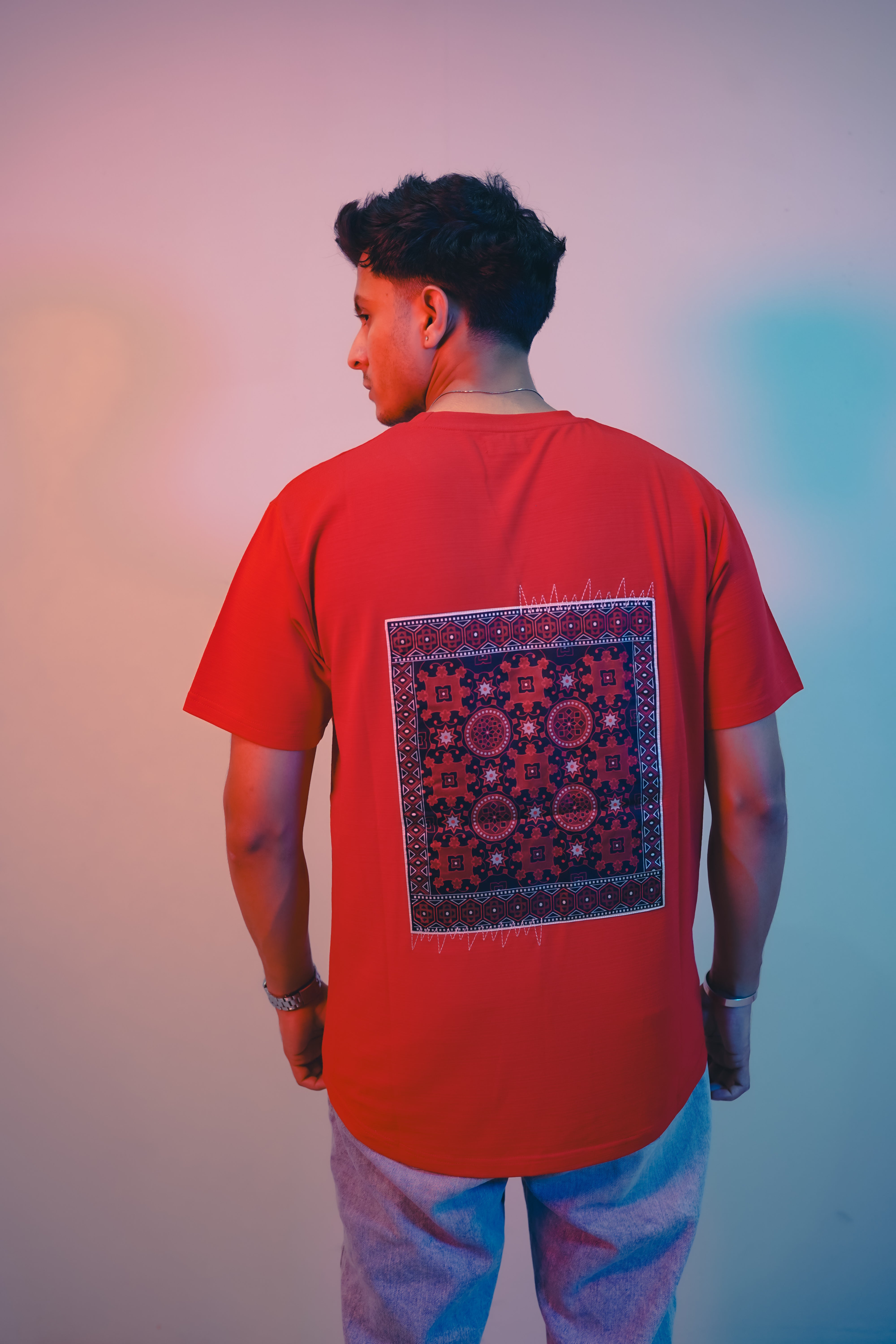 Ajrak Patch T-Shirt