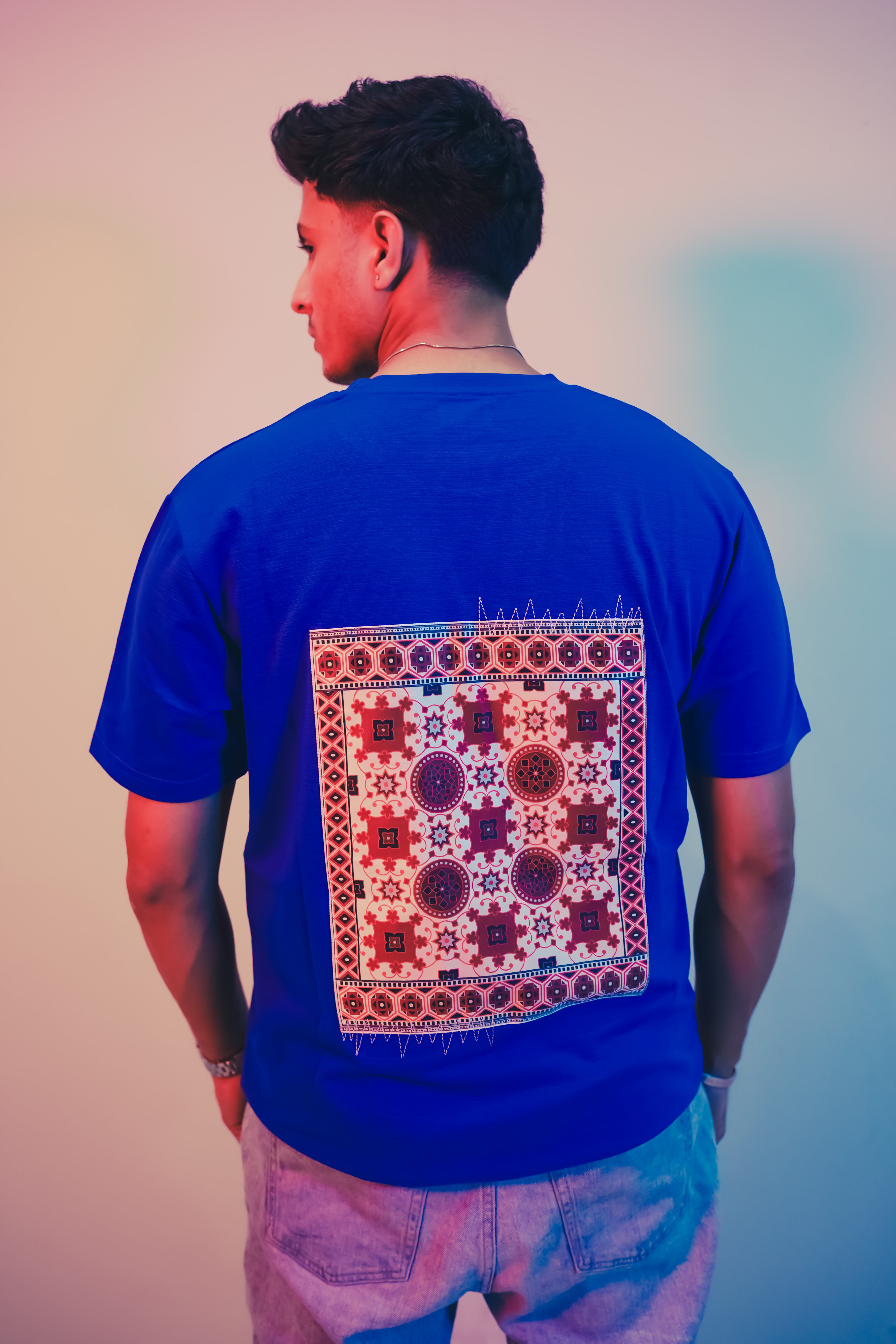 Ajrak Patch T-Shirt