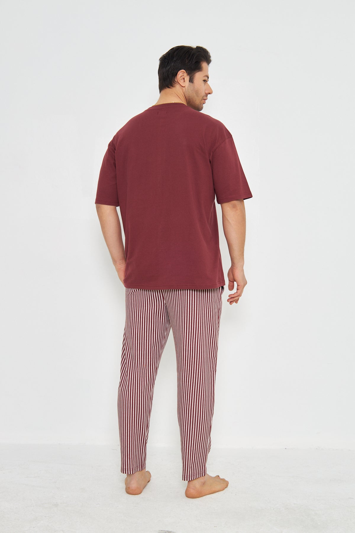 Men's Nightwear - Deep Maroon
