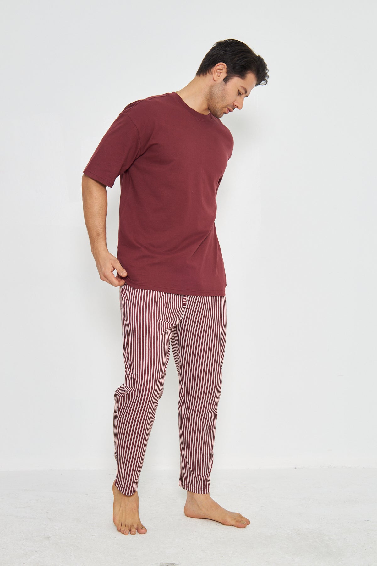 Men's Nightwear - Deep Maroon