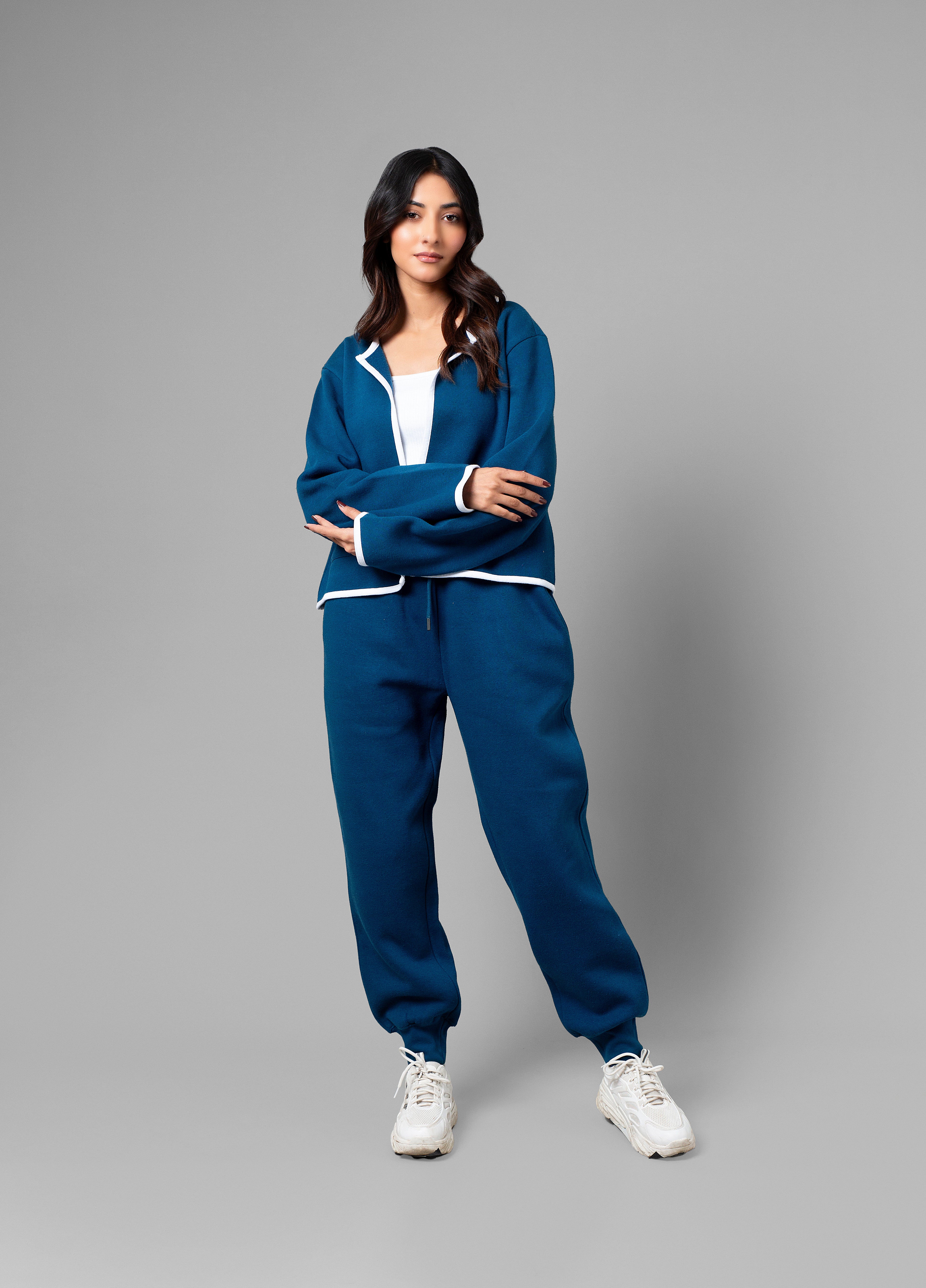 Fleece Cord Set - Blue