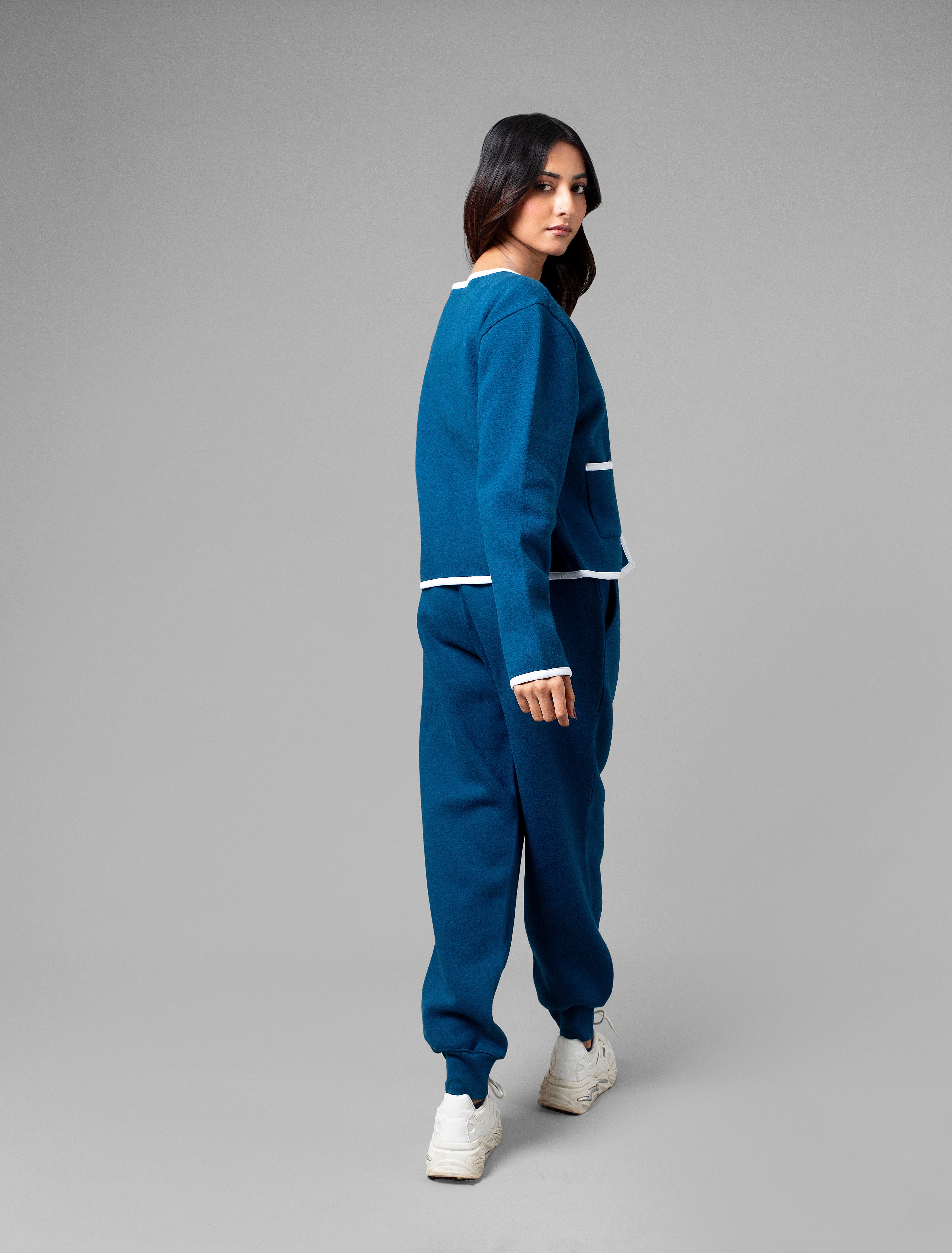 Fleece Cord Set - Blue