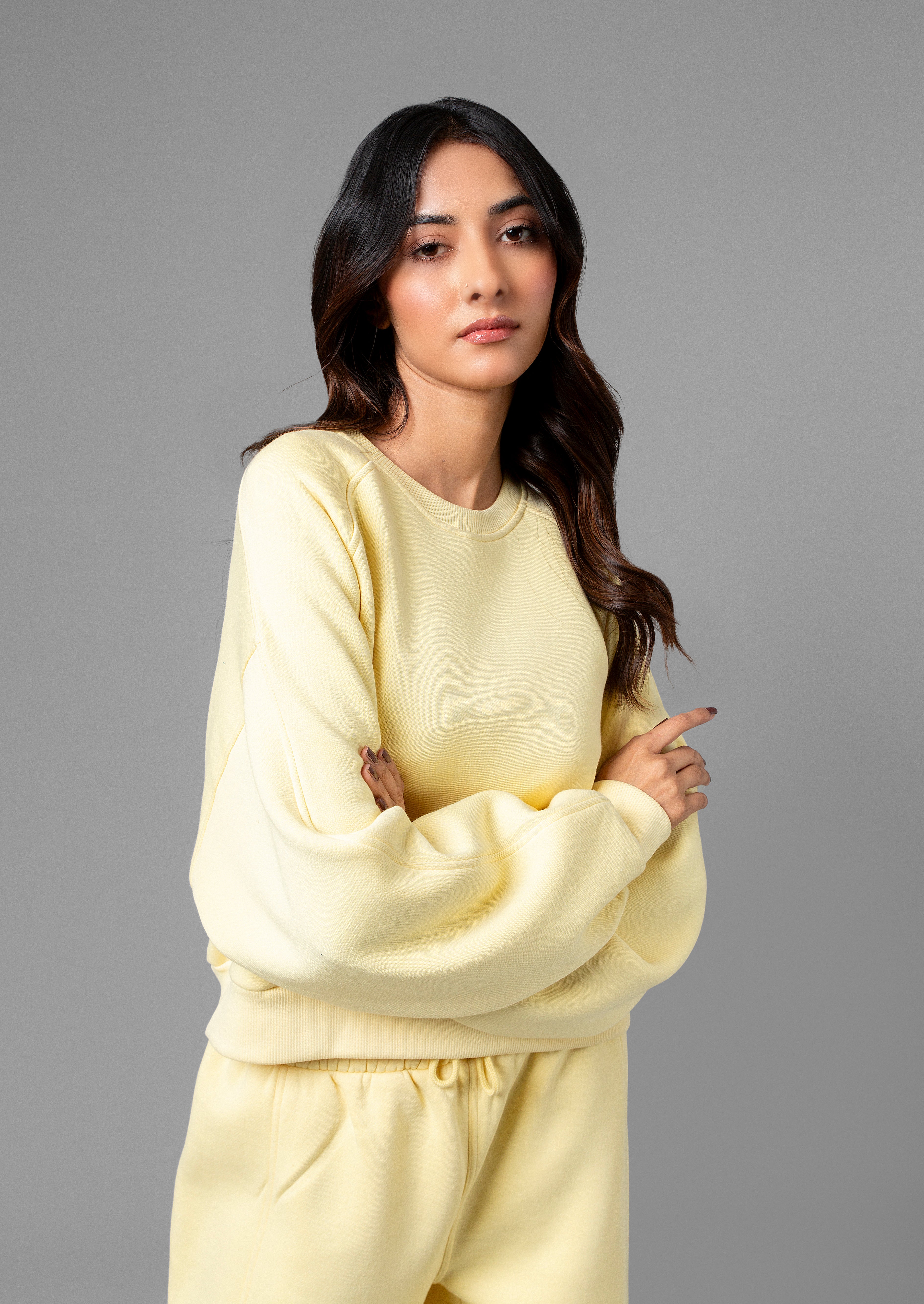 Fleece Coord Set - Yellow