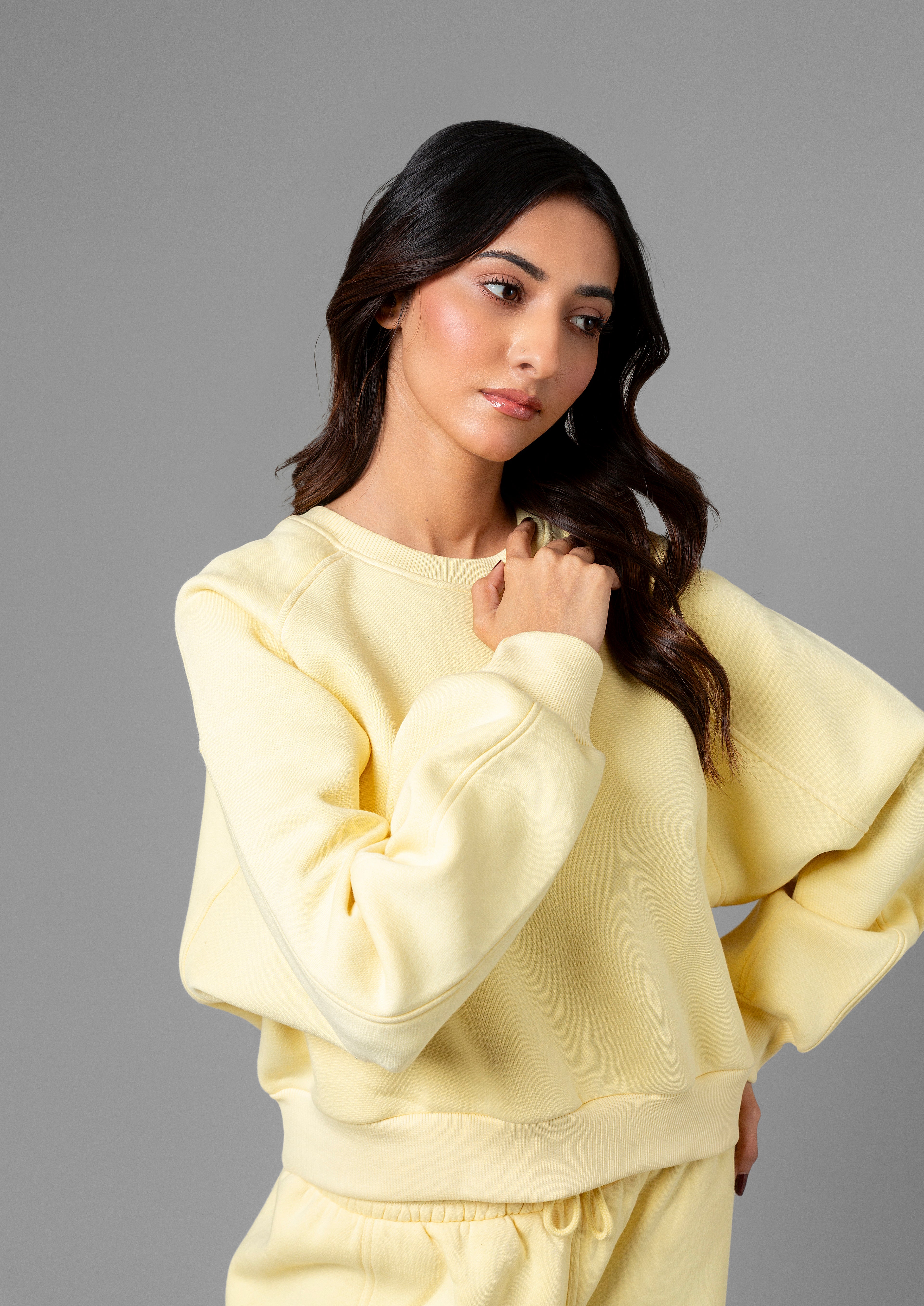 Fleece Coord Set - Yellow