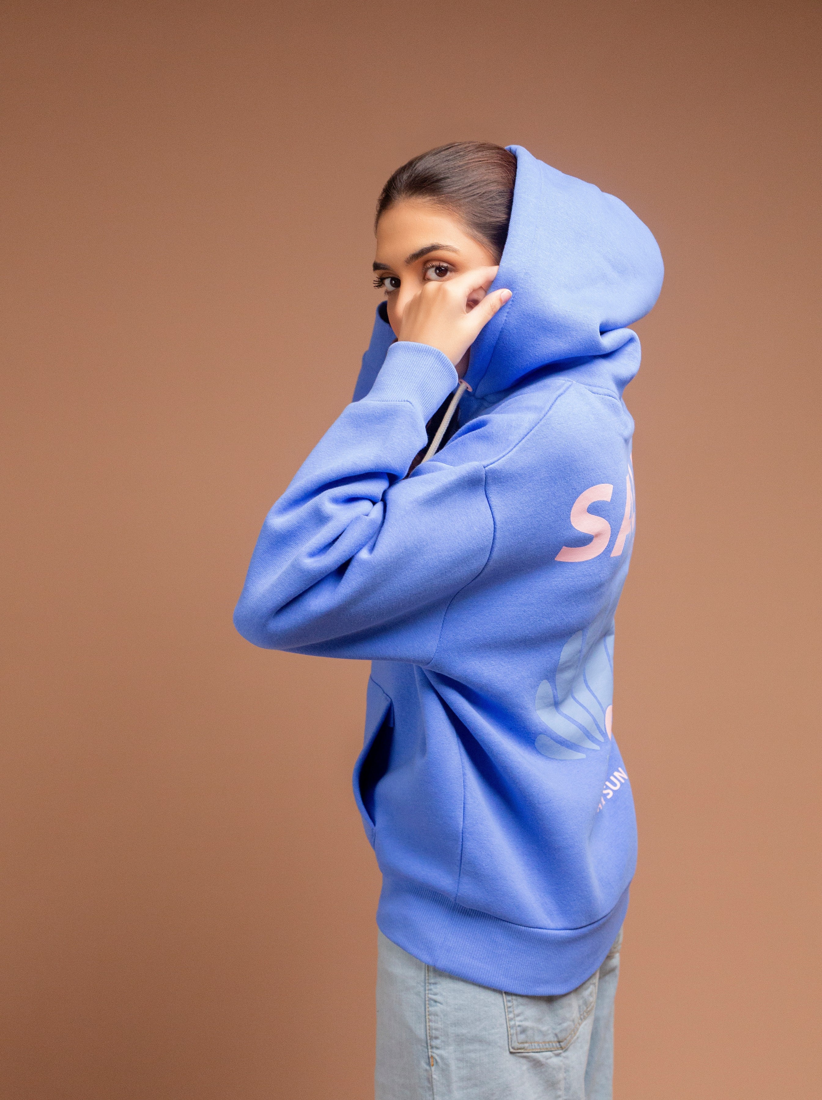 Salt-Royal blue Hoodie
