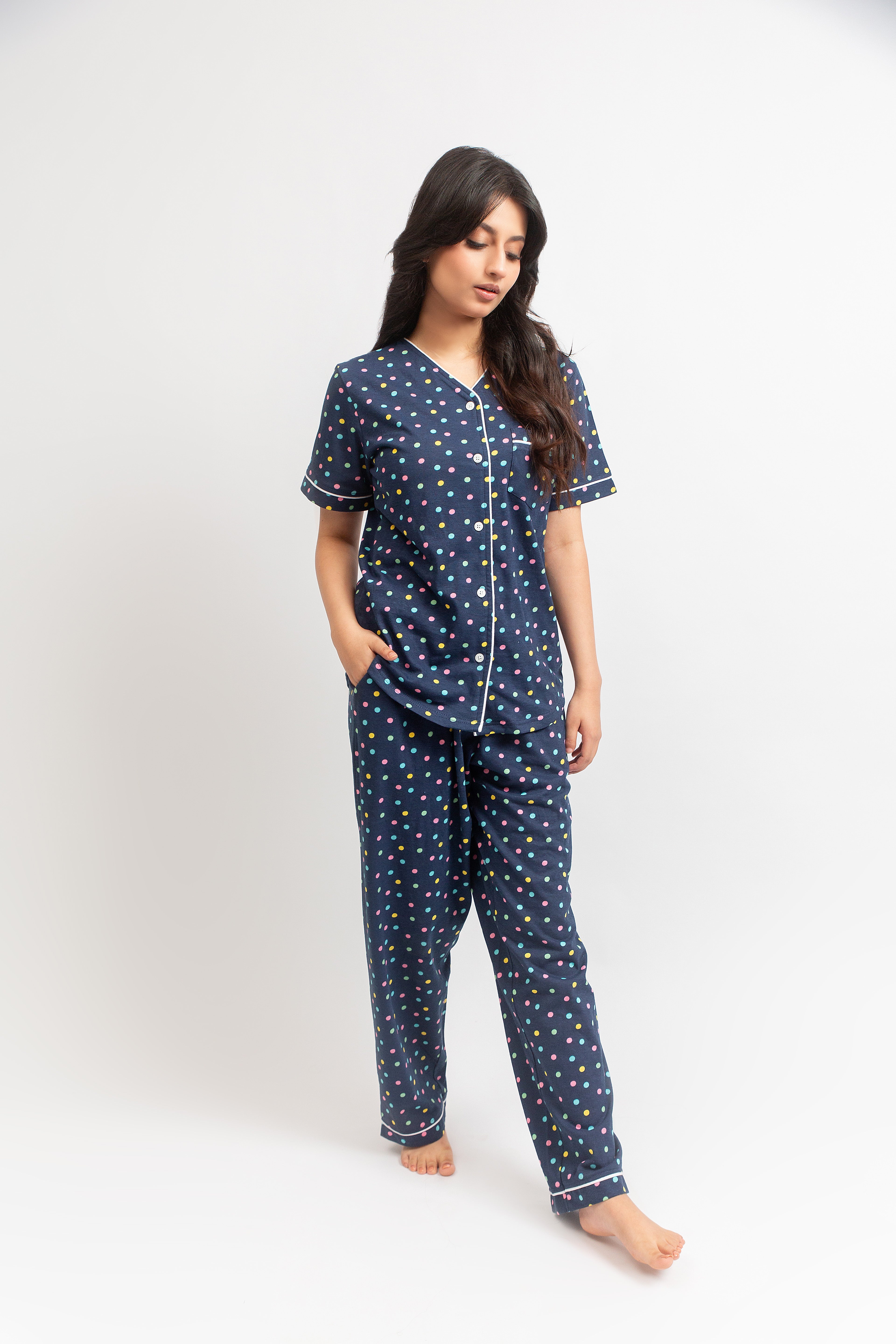 PJ Set- Midnight Confetti