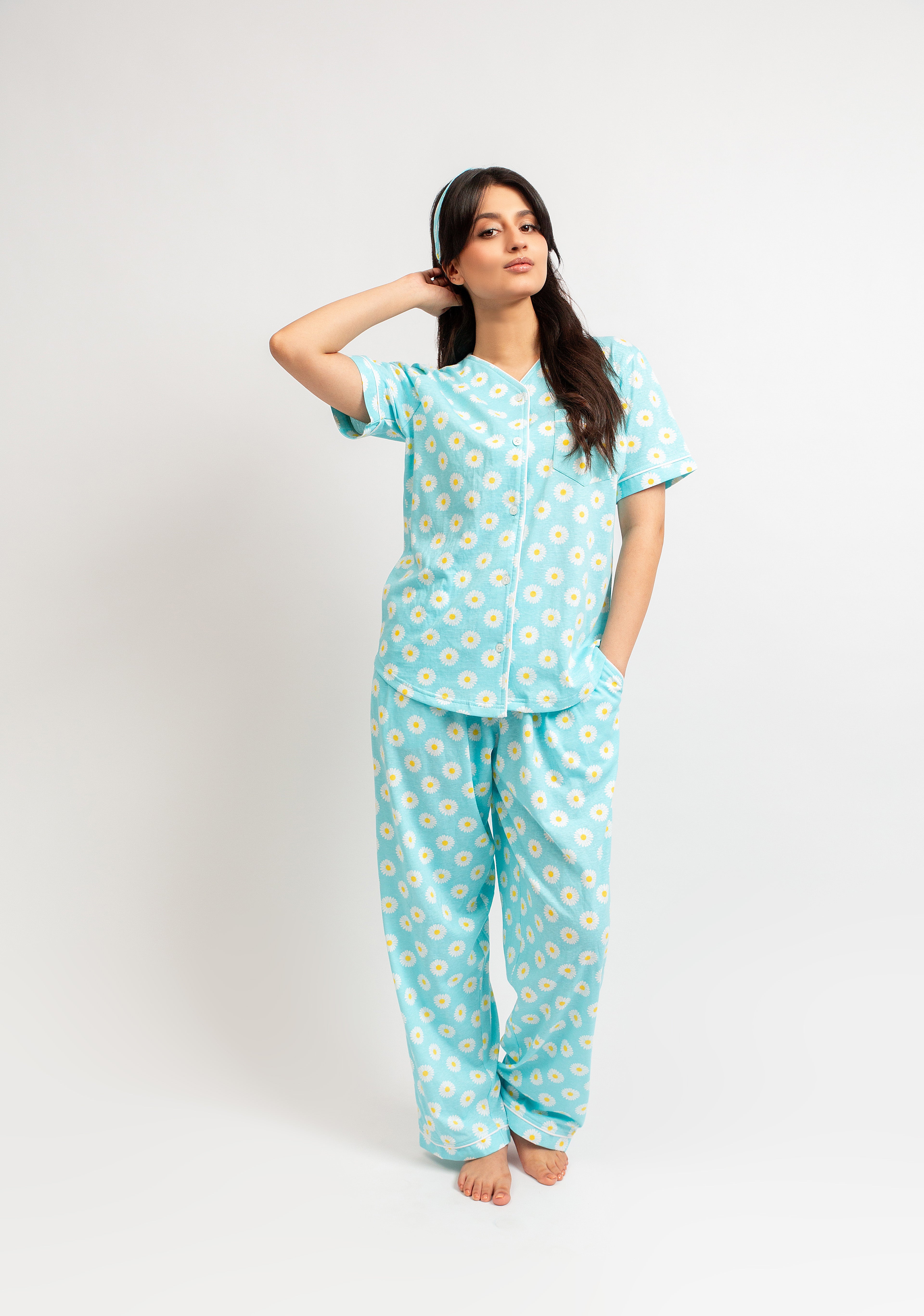 PJ Set - Daisy Dream Sky Blue
