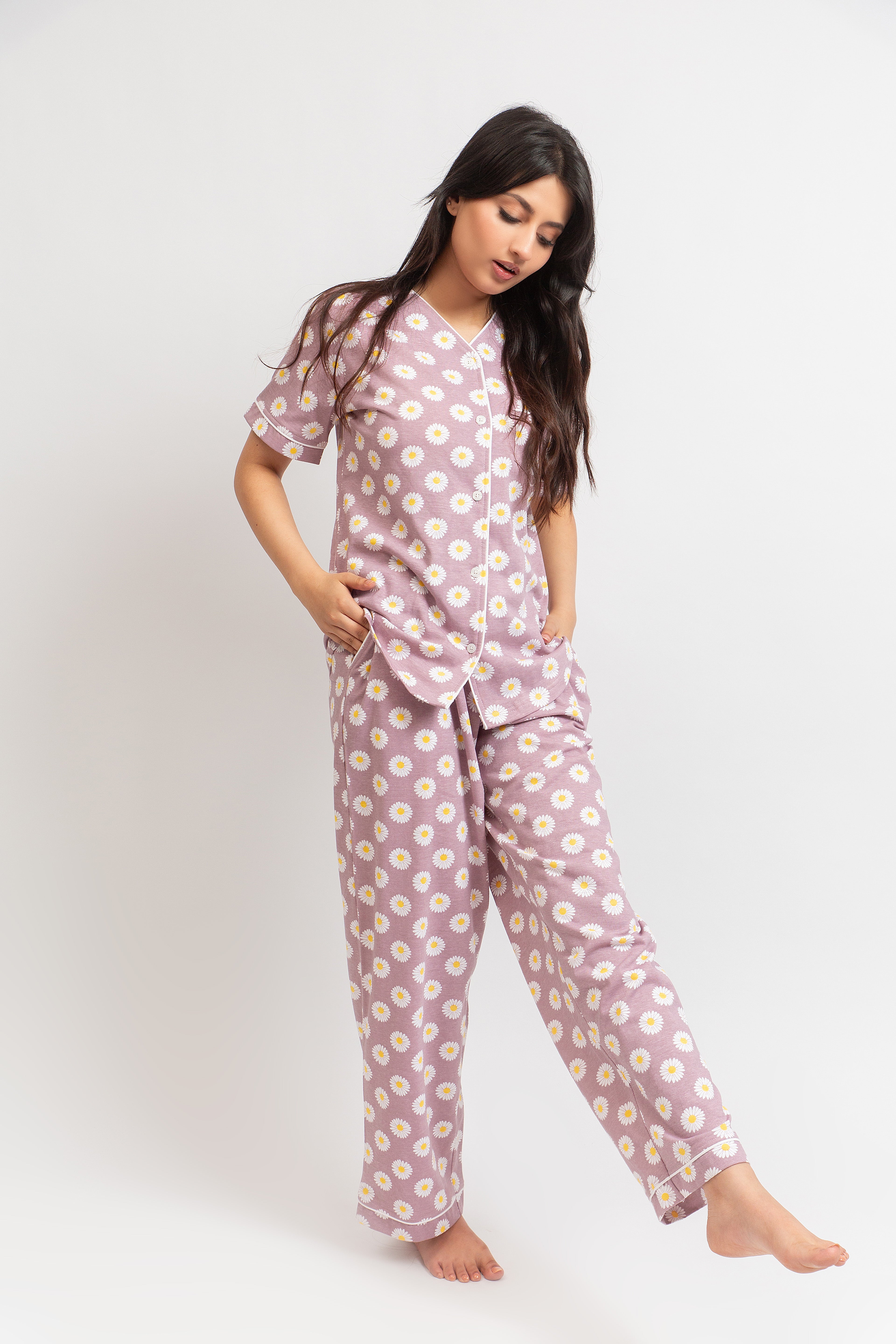 PJ-Set Daisy Dream Mauve