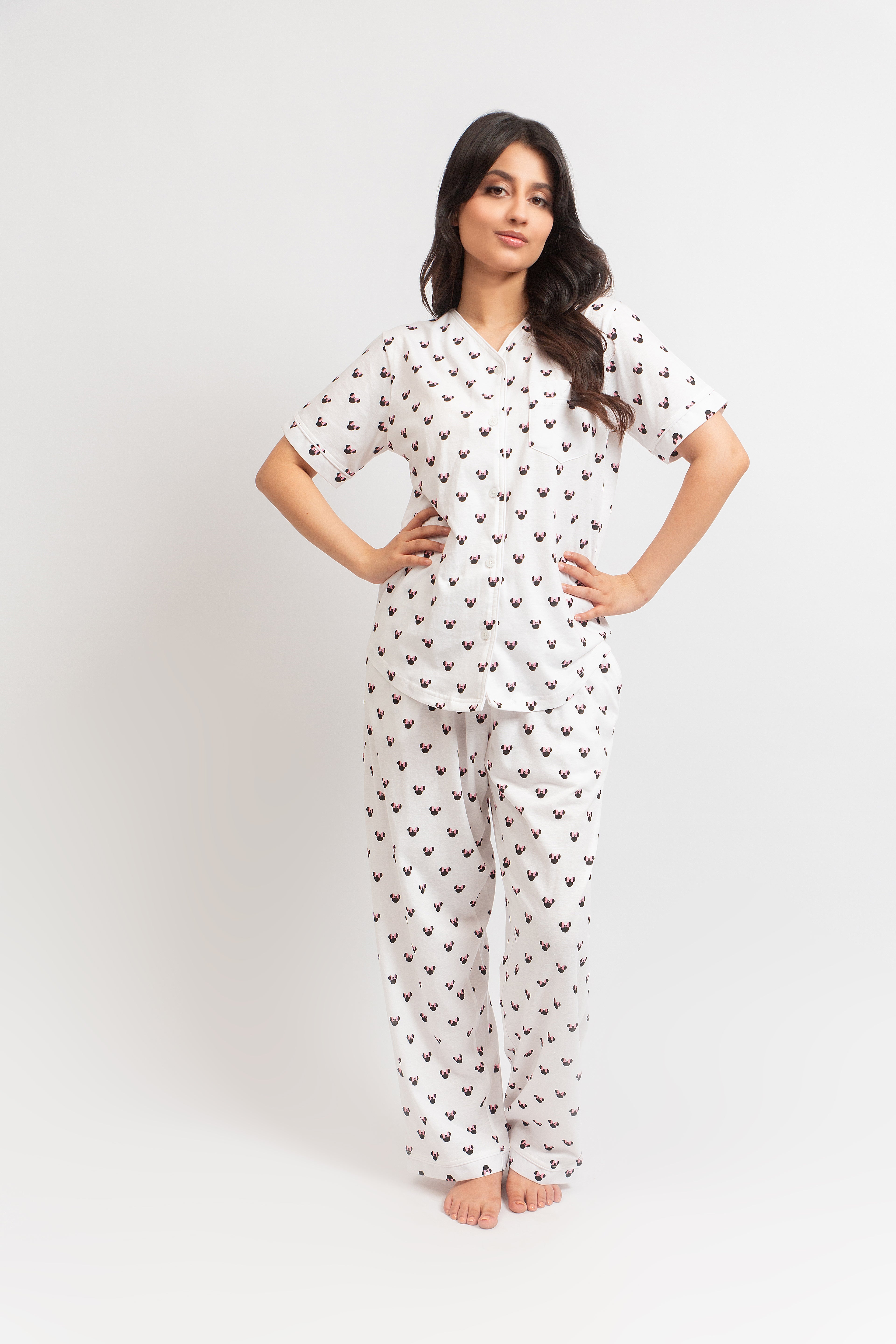 Mickey Dreams Front Open - PJ Set