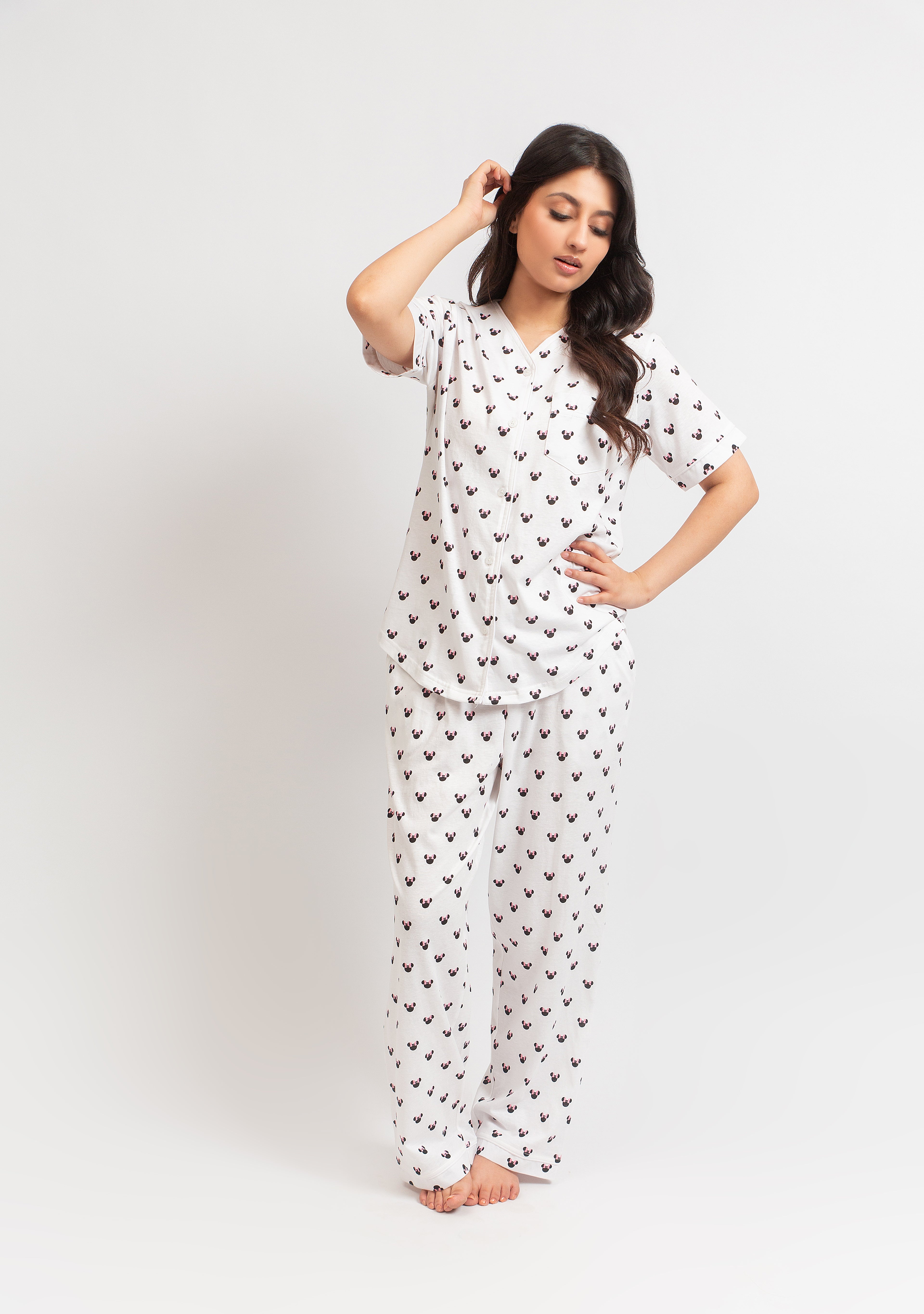 Mickey Dreams Front Open - PJ Set