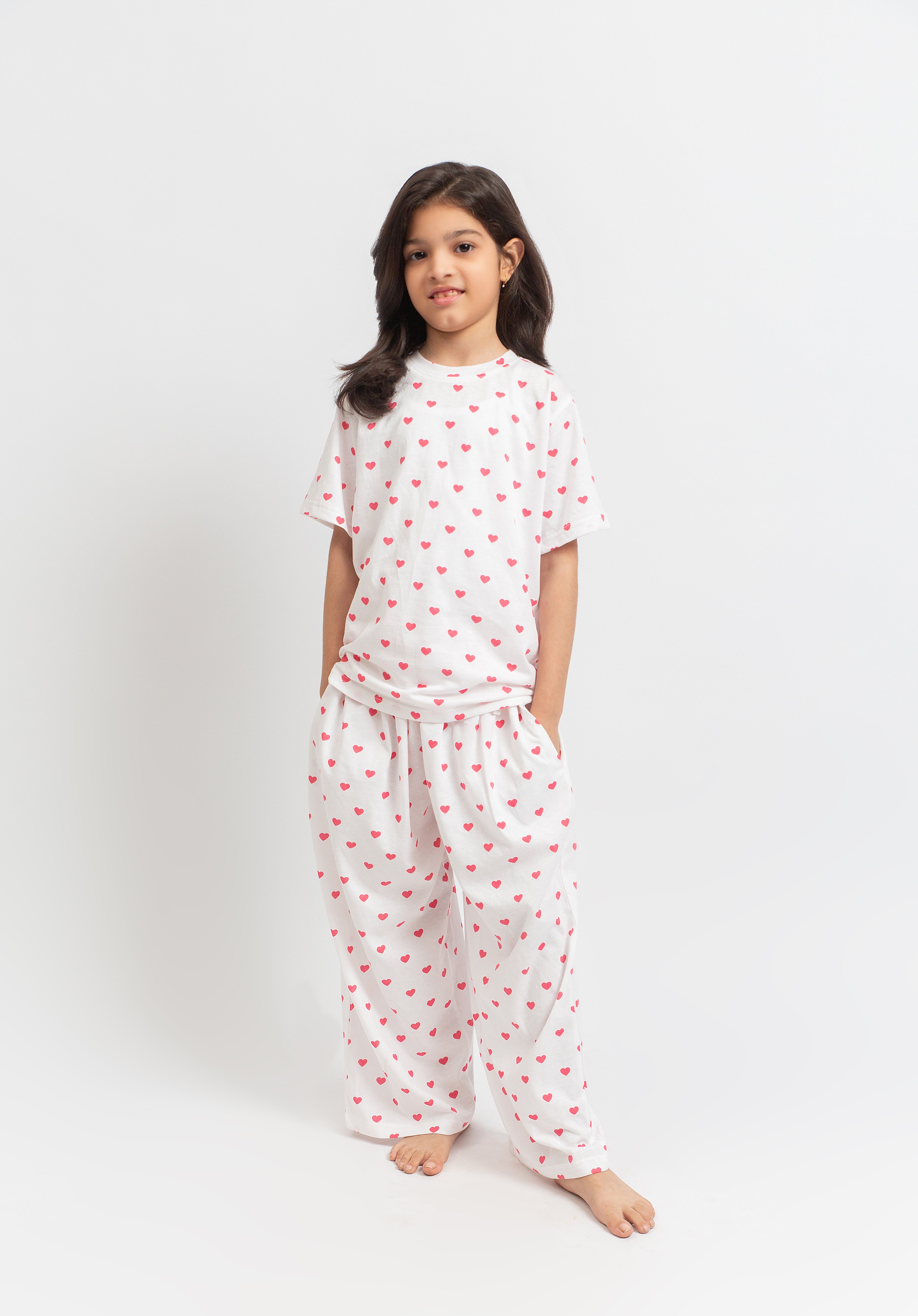 PJ Set - Pink Hearts