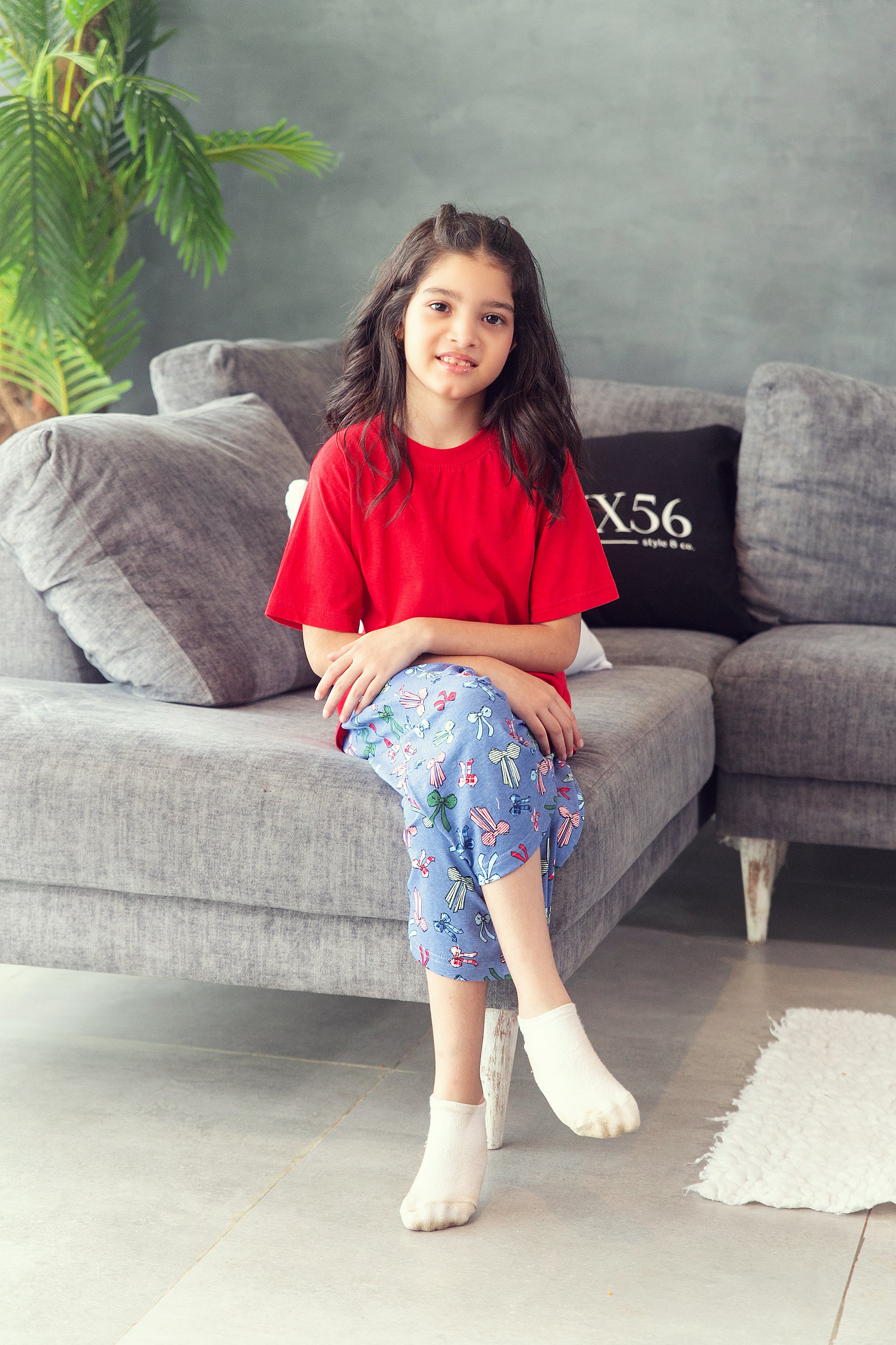 Red Ribbon - Kids PJ Set