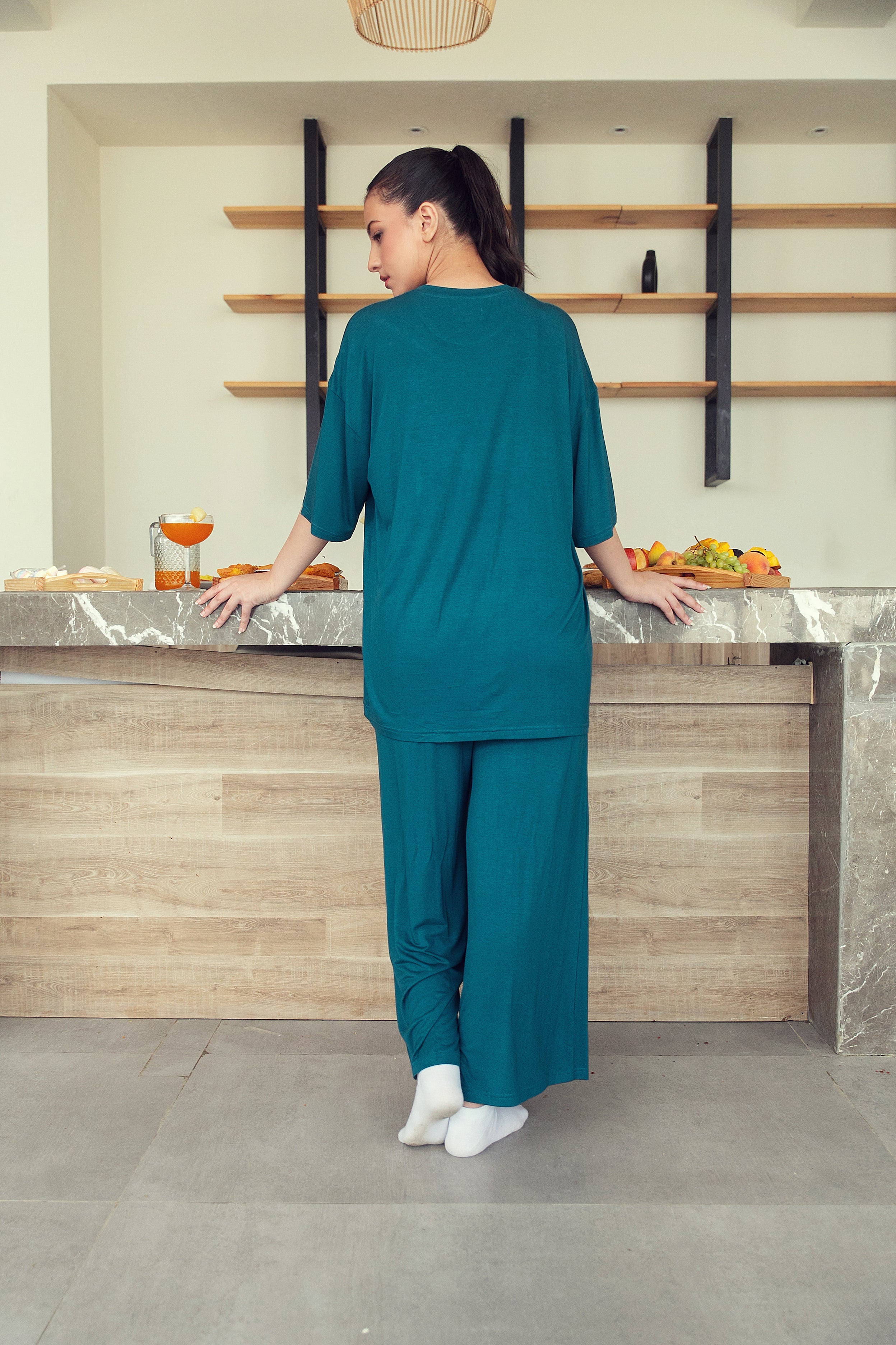 Luxury Nightwear - Teal