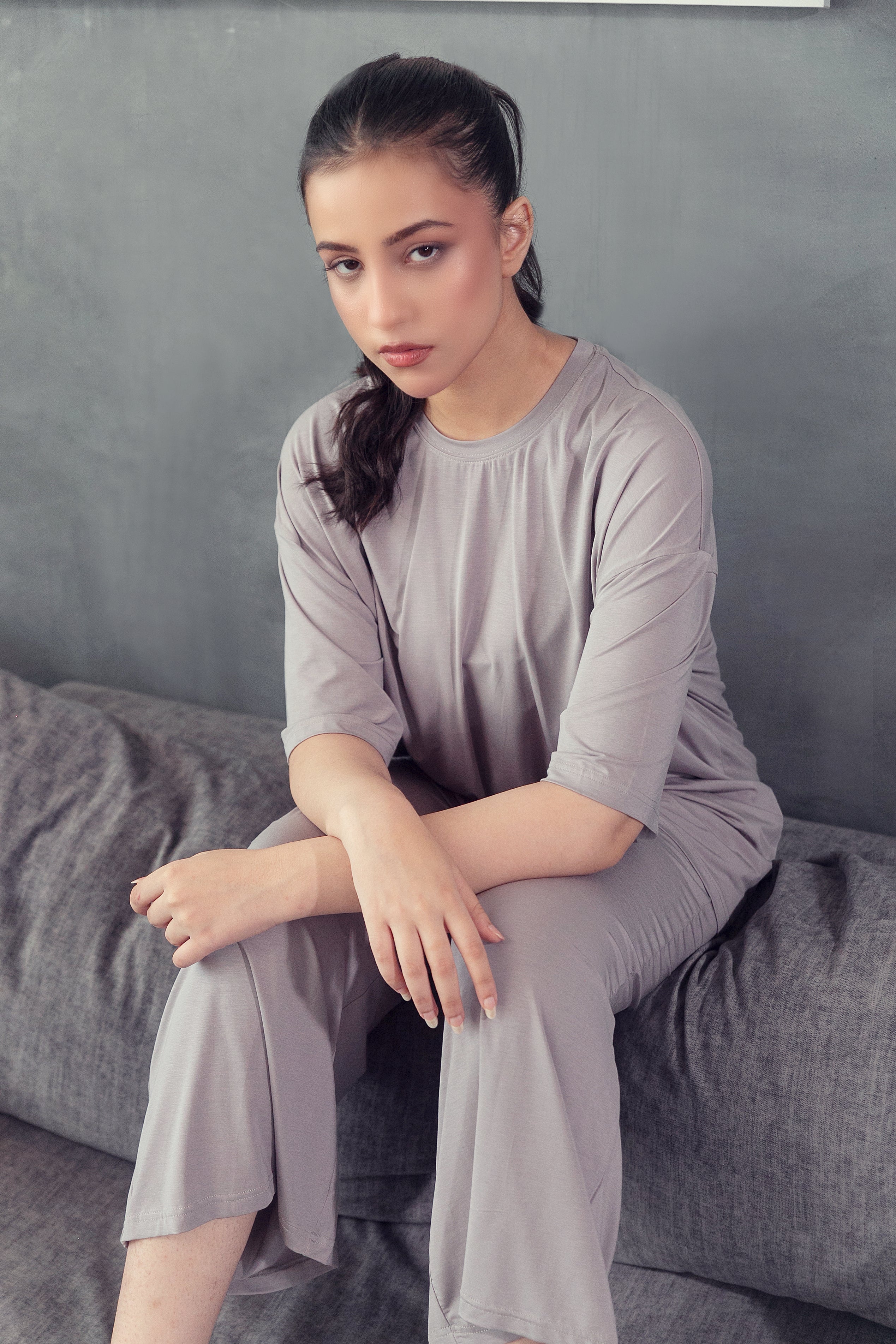 Luxury Nightwear - Soft Grey