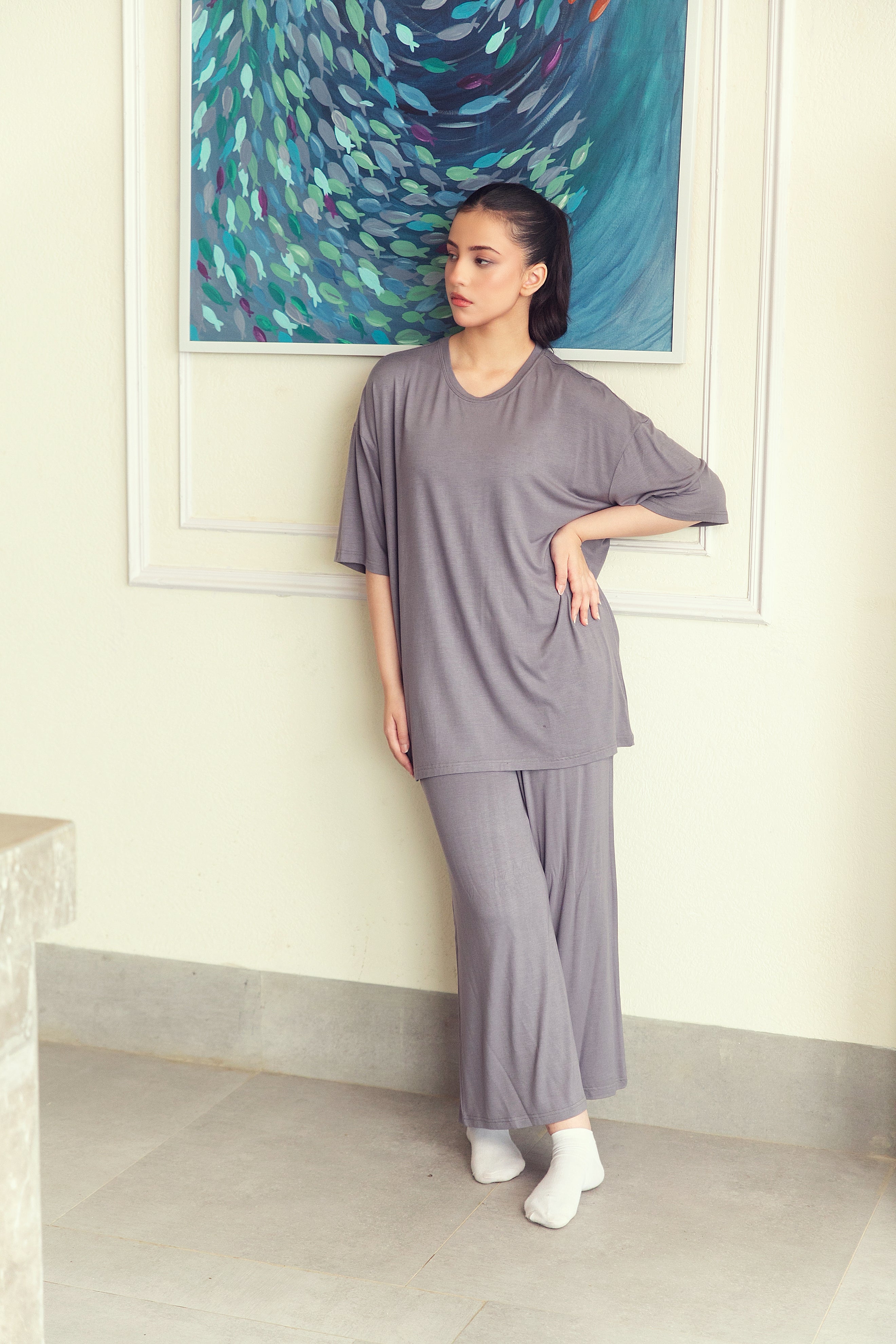 Luxury Nightwear - Grey