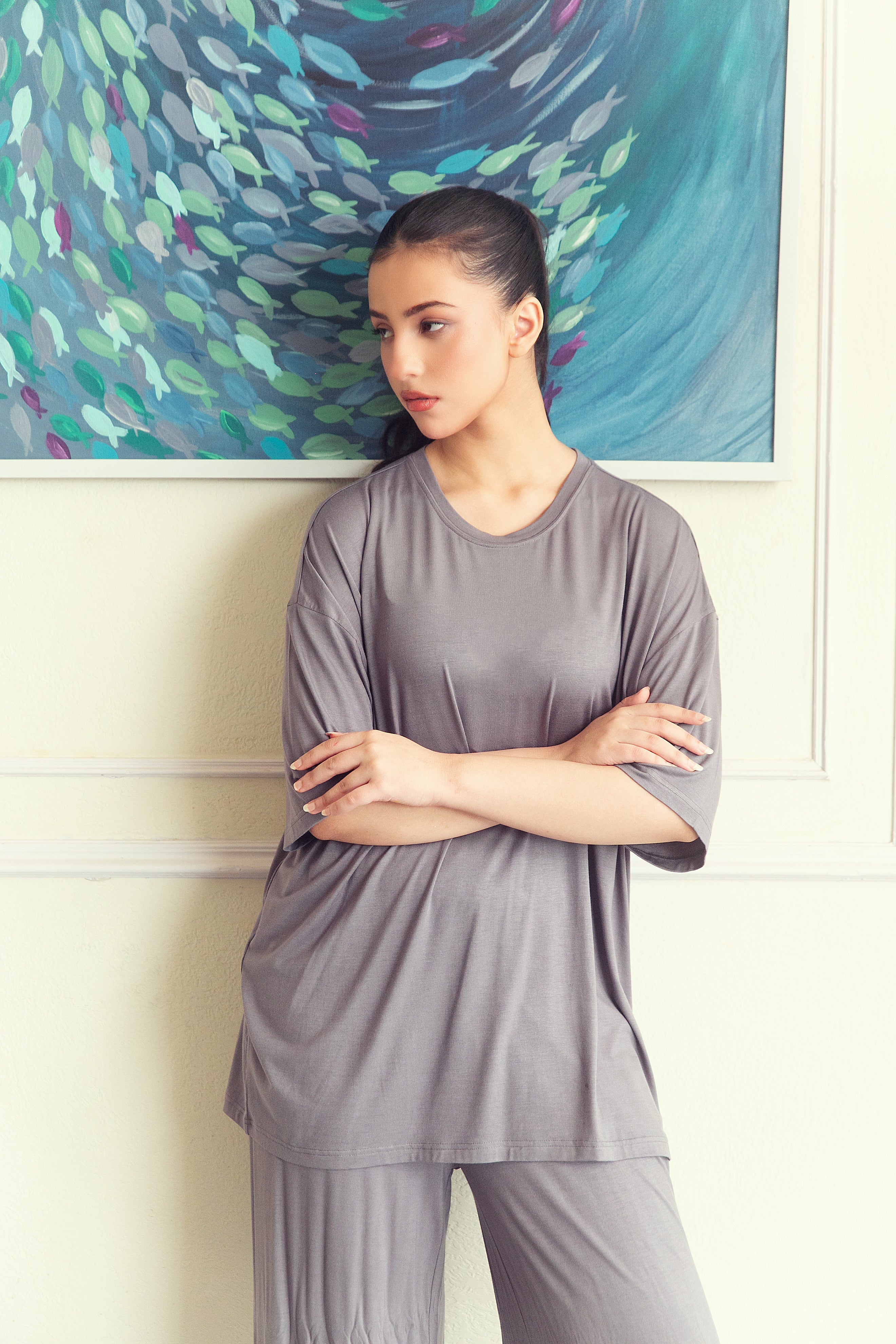 Luxury Nightwear - Grey