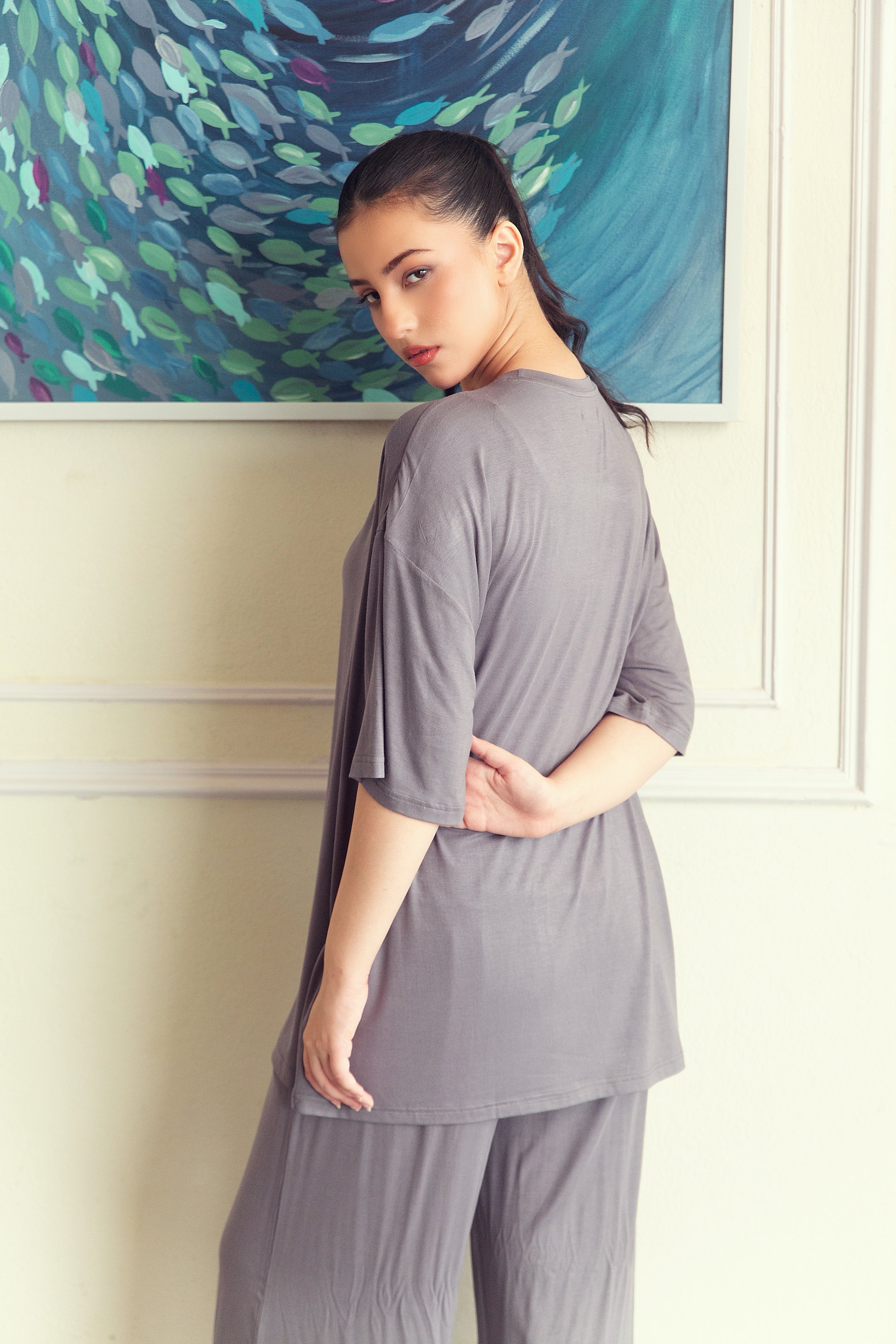 Luxury Nightwear - Grey
