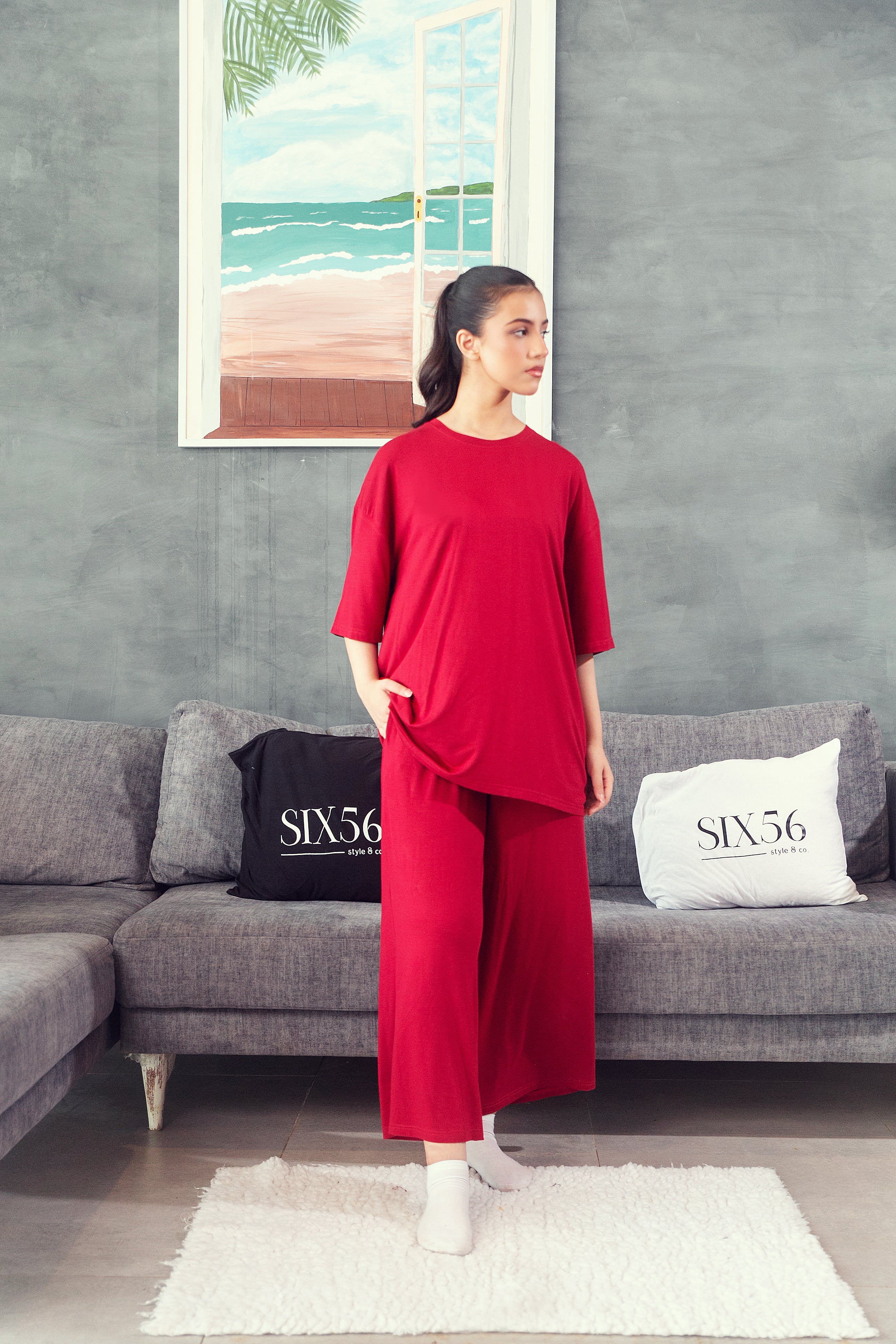 Luxury Nightwear - Maroon