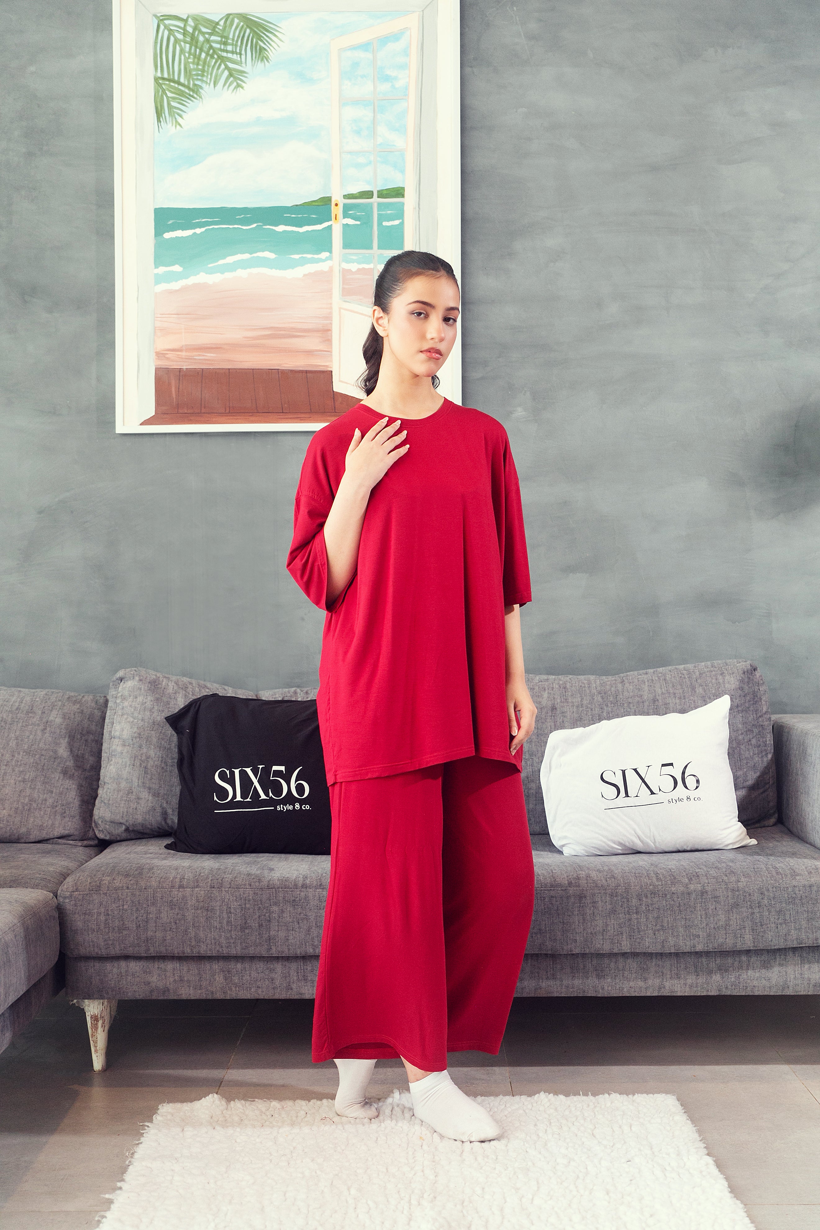 Luxury Nightwear - Maroon