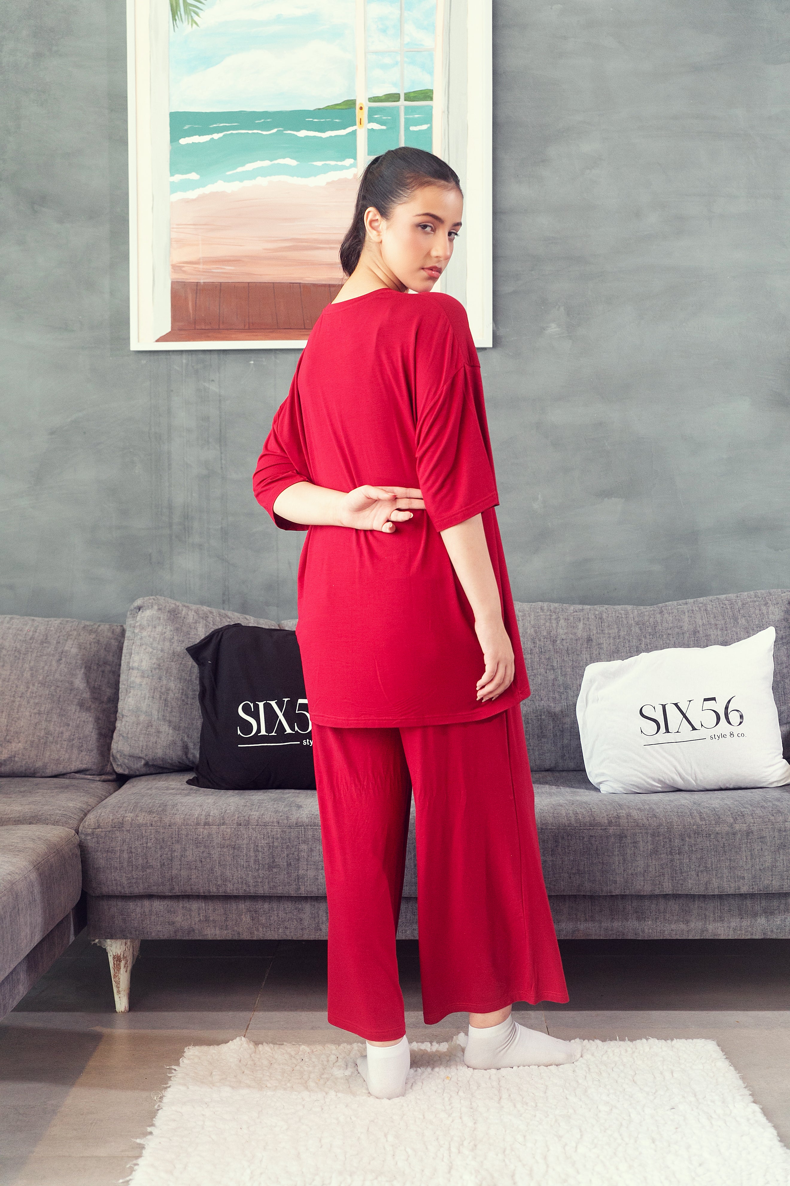 Luxury Nightwear - Maroon