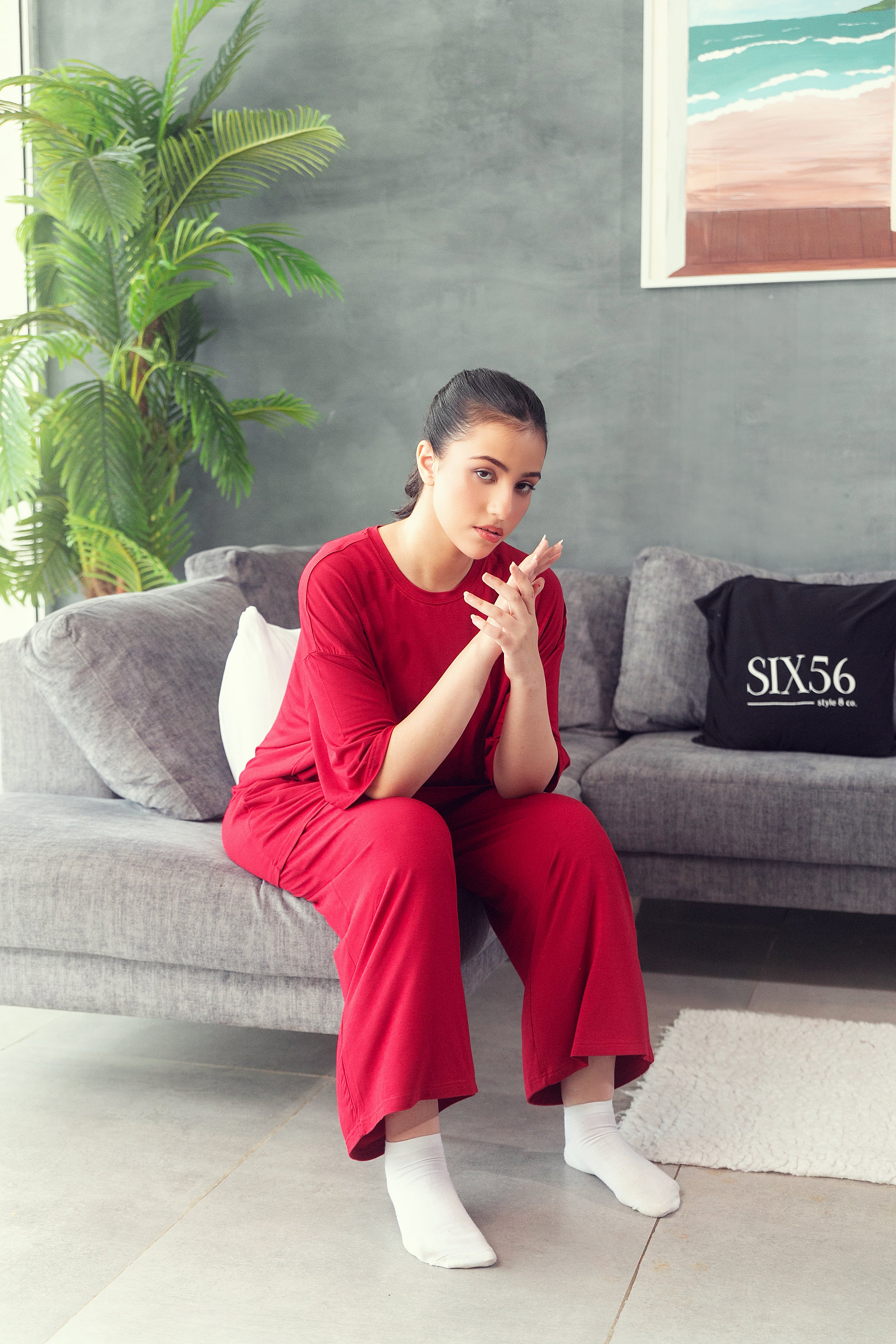 Luxury Nightwear - Maroon