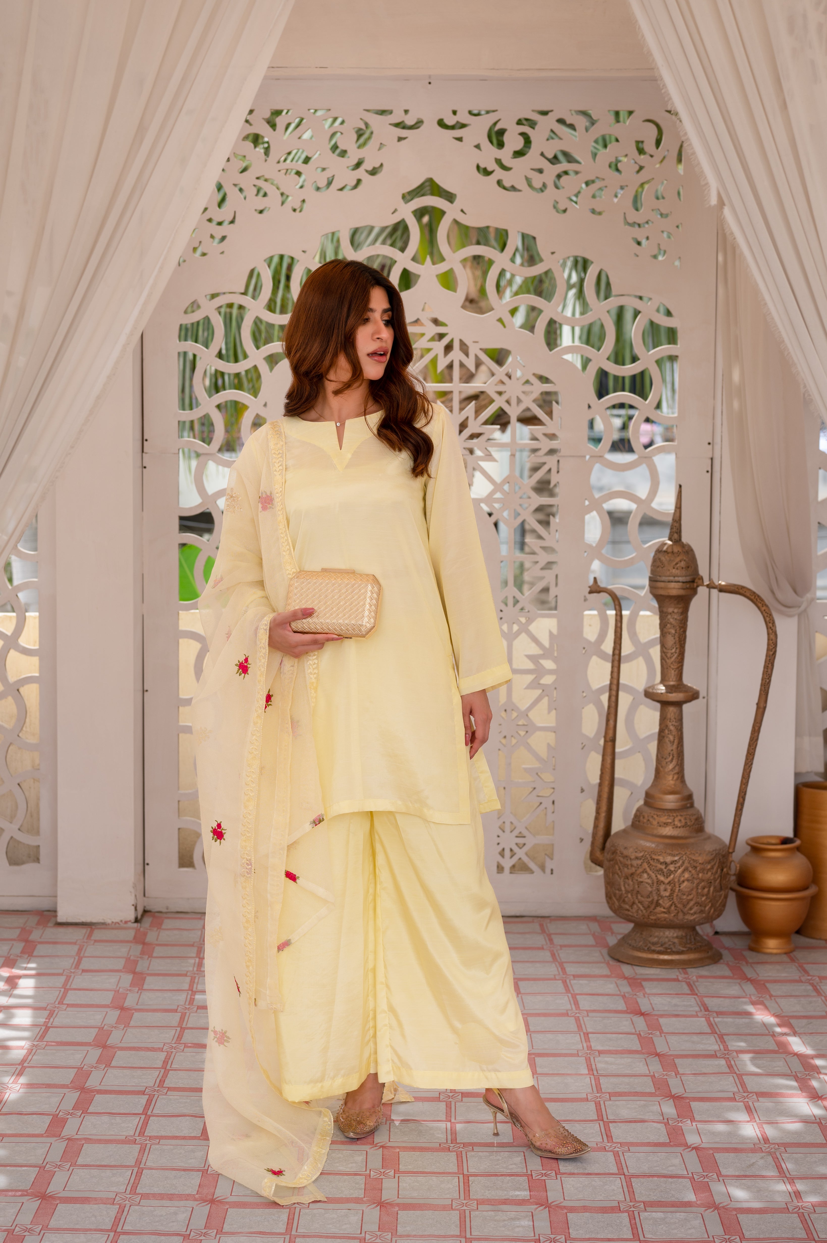 Chaandni Zard – چاندنی زرد - Cotton Silk