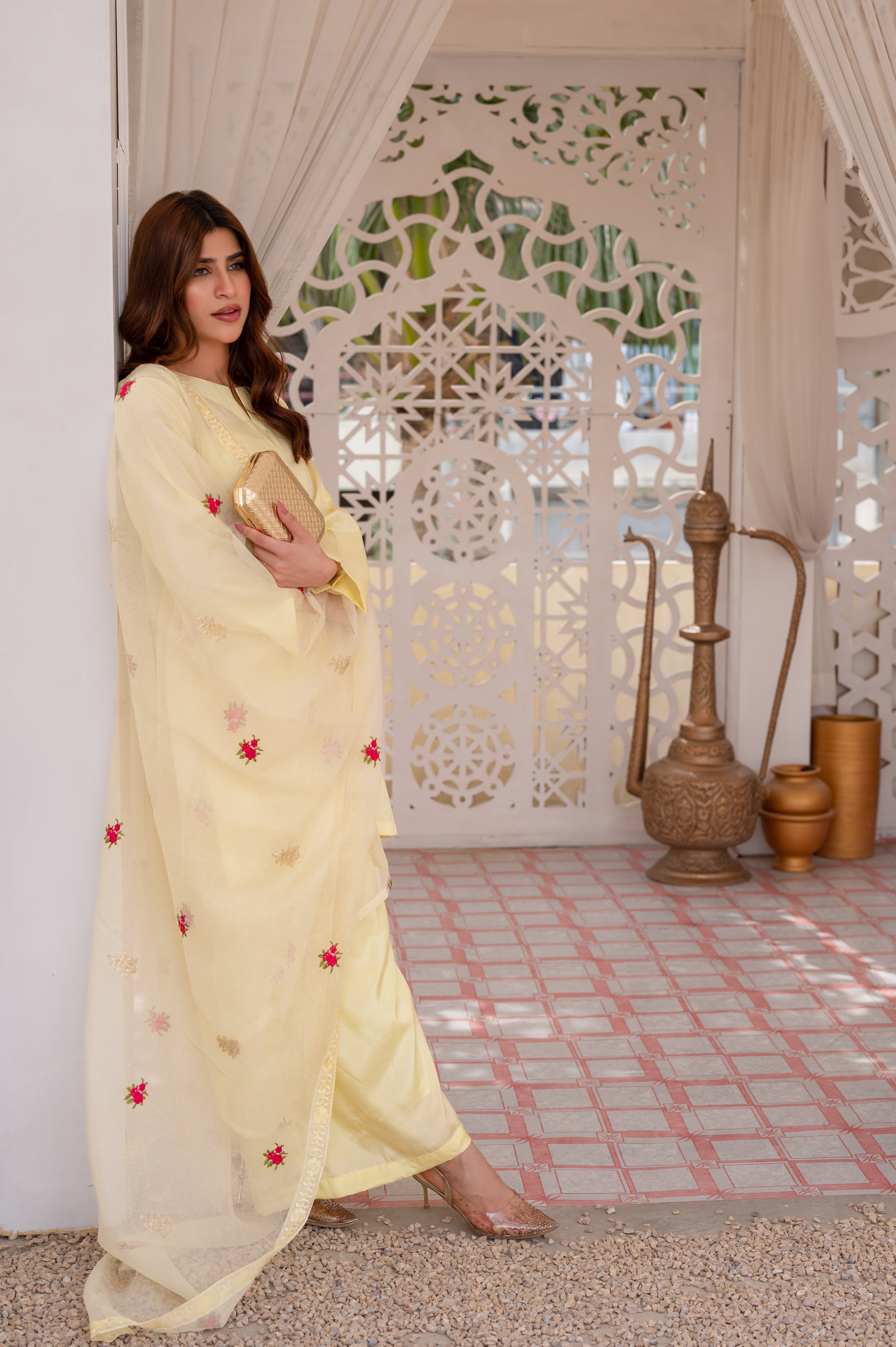 Chaandni Zard – چاندنی زرد - Cotton Silk