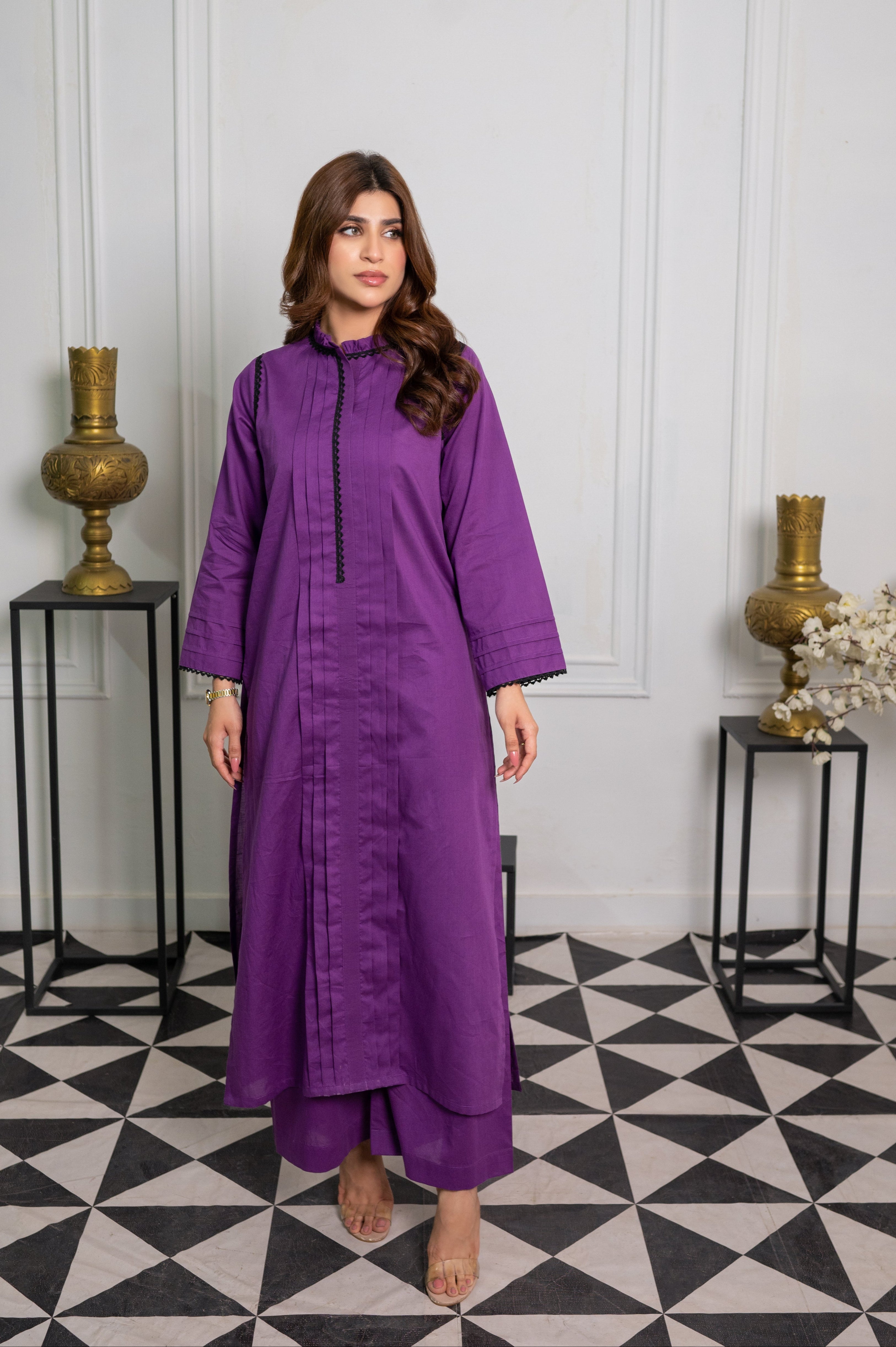 Solid Coord Set - Deep Purple