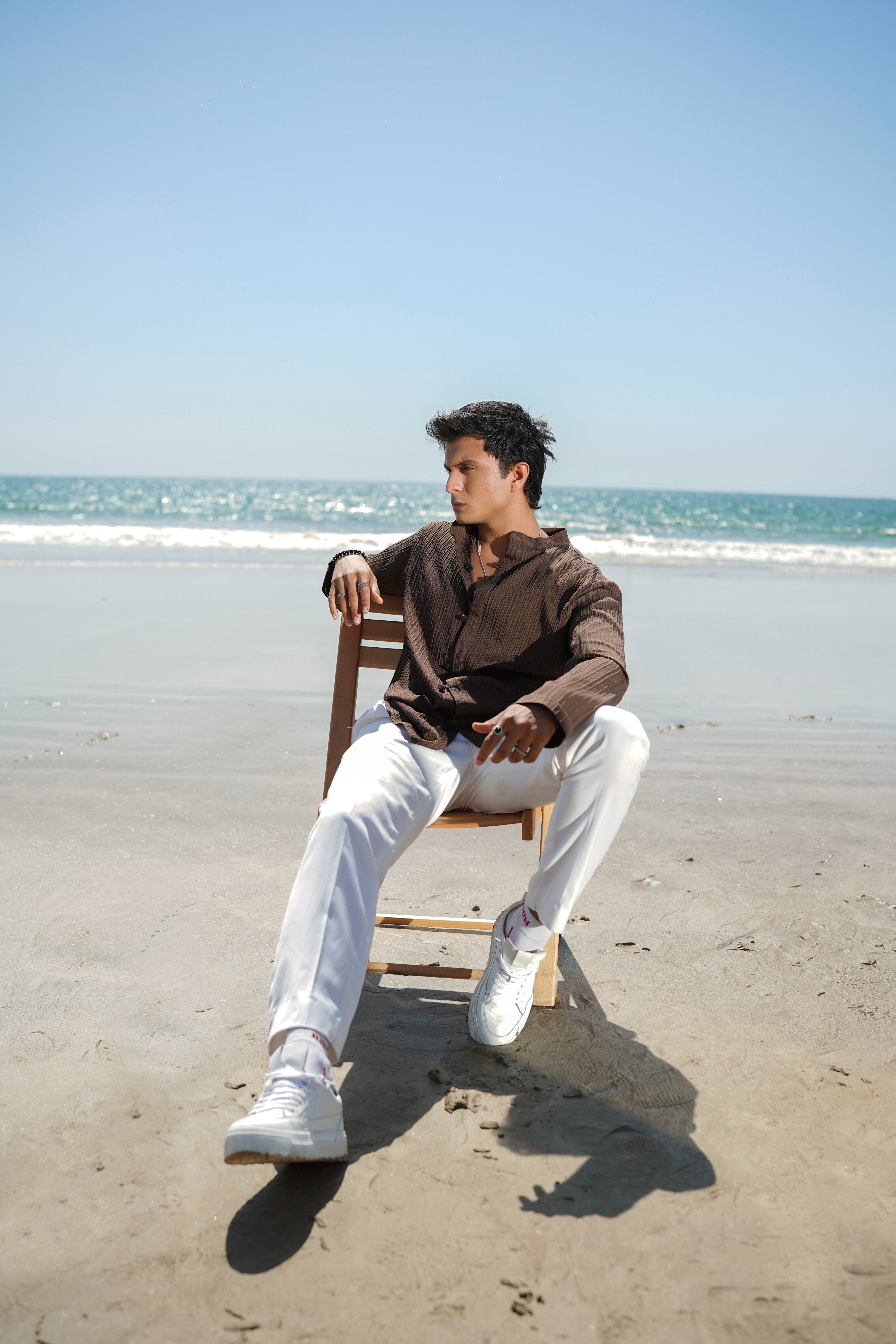 Men’s Textured Fabric Shirt