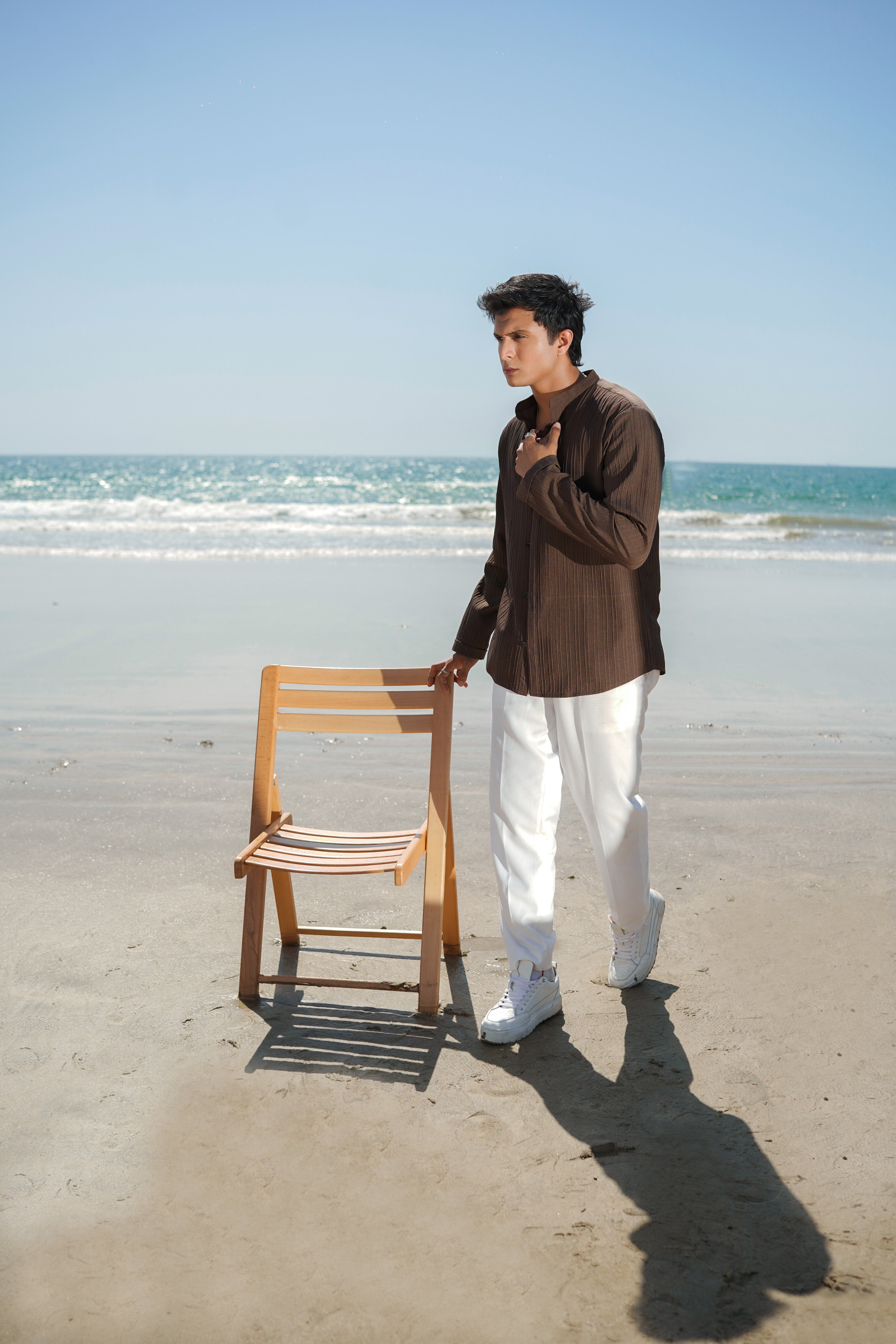 Men’s Textured Fabric Shirt