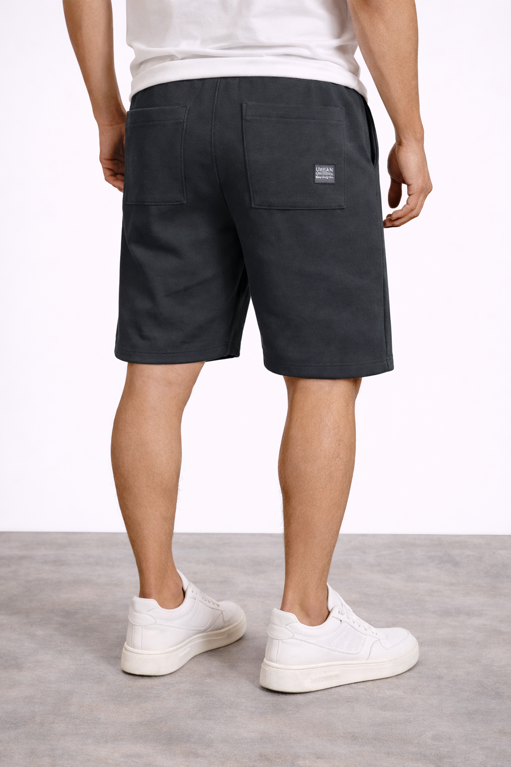 Men’s Premium Fleece Shorts – Relaxed Fit Casual Lounge Shorts (Dark Grey)