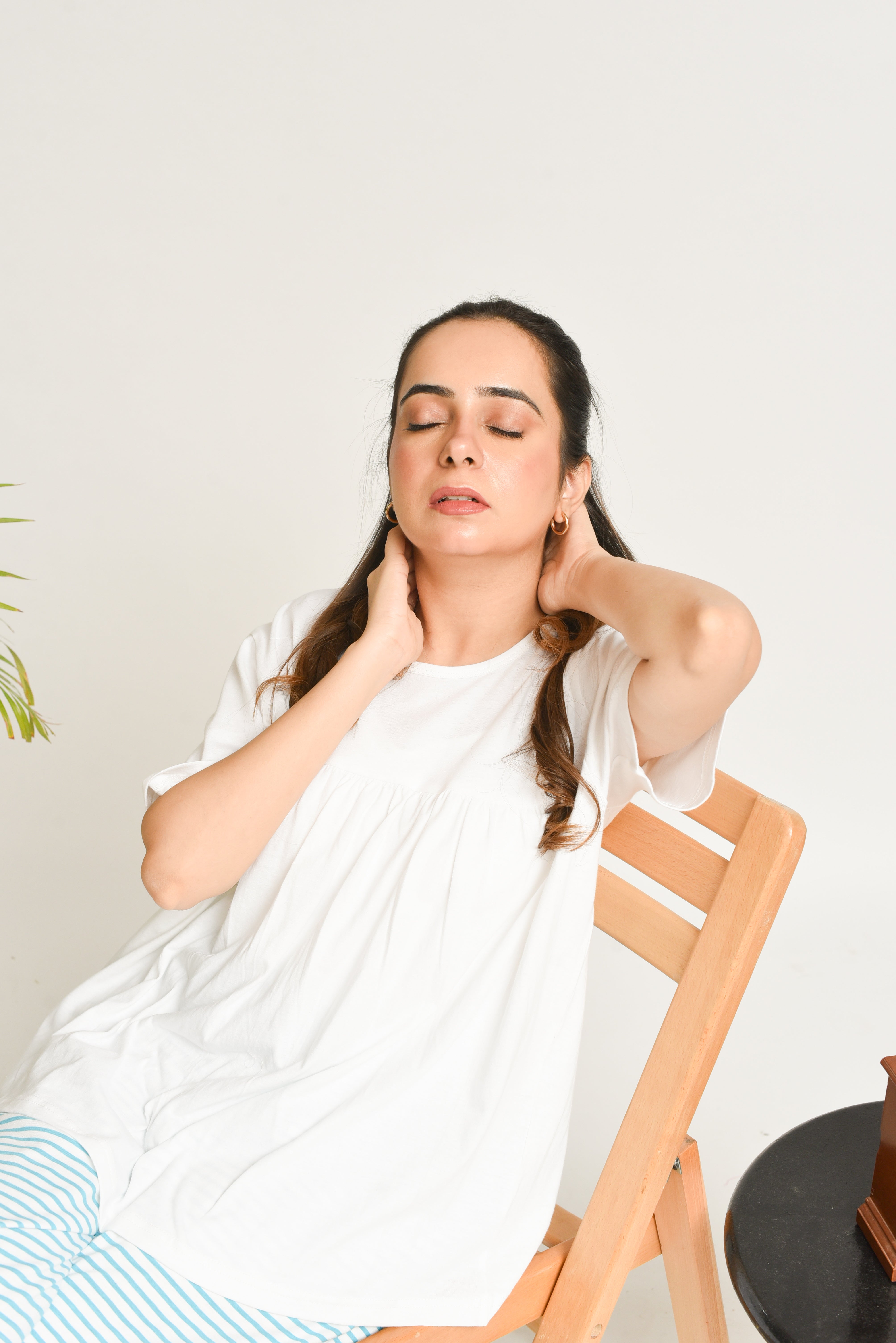 Printed Pj Set - White